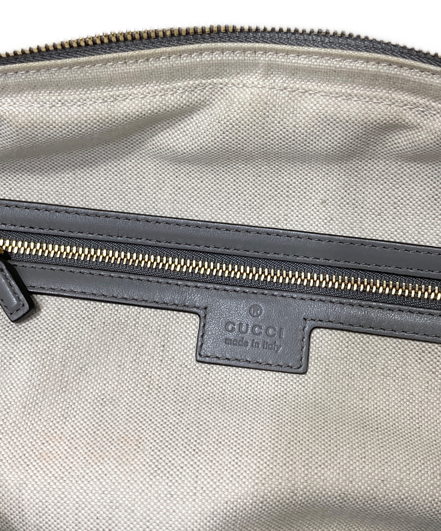 中古・古着通販】GUCCI (グッチ) GGマトラッセハンドバッグ グレー