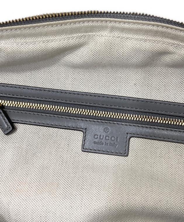 中古・古着通販】GUCCI (グッチ) GGマトラッセハンドバッグ グレー