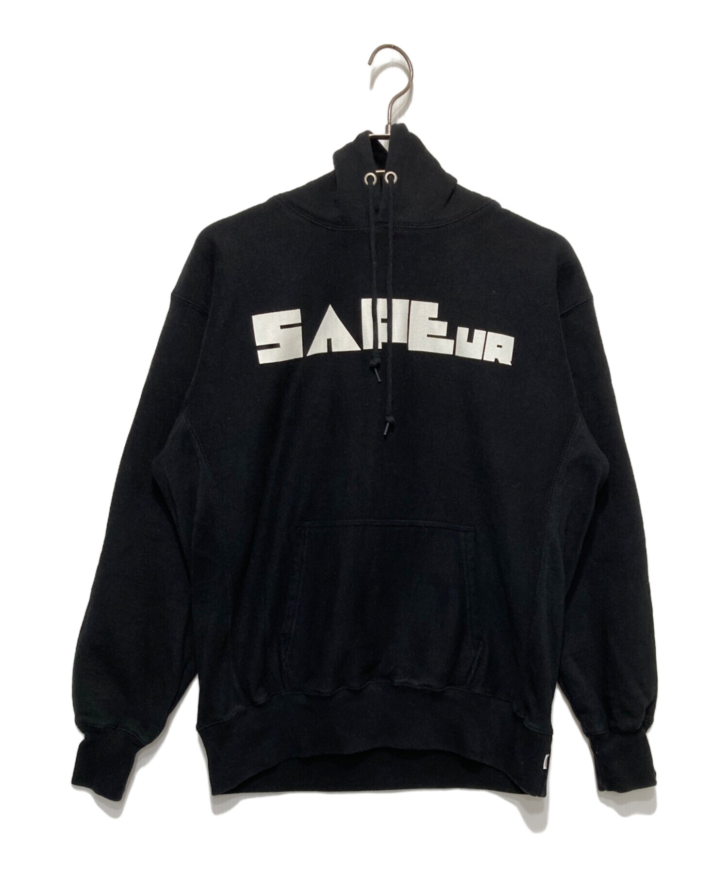 中古・古着通販】SAPEur (サプール) プルオーバーパーカー ブラック