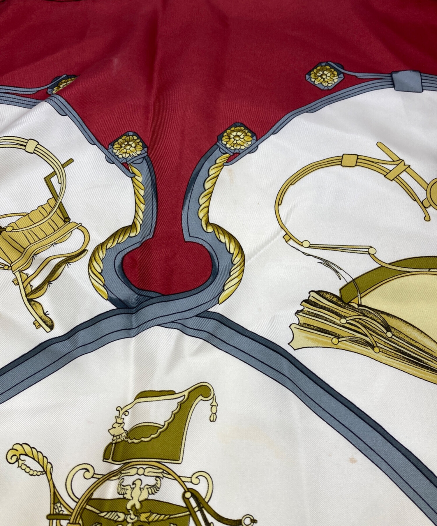 中古・古着通販】HERMES (エルメス) カレ90 レッド｜ブランド・古着