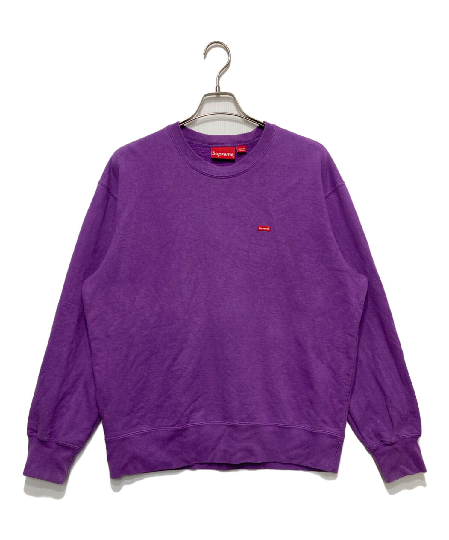 中古・古着通販】SUPREME (シュプリーム) small box crewneck パープル 