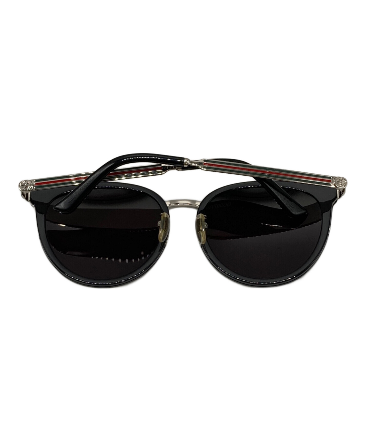 中古・古着通販】GUCCI (グッチ) ラウンドフレームサングラス ブラック 