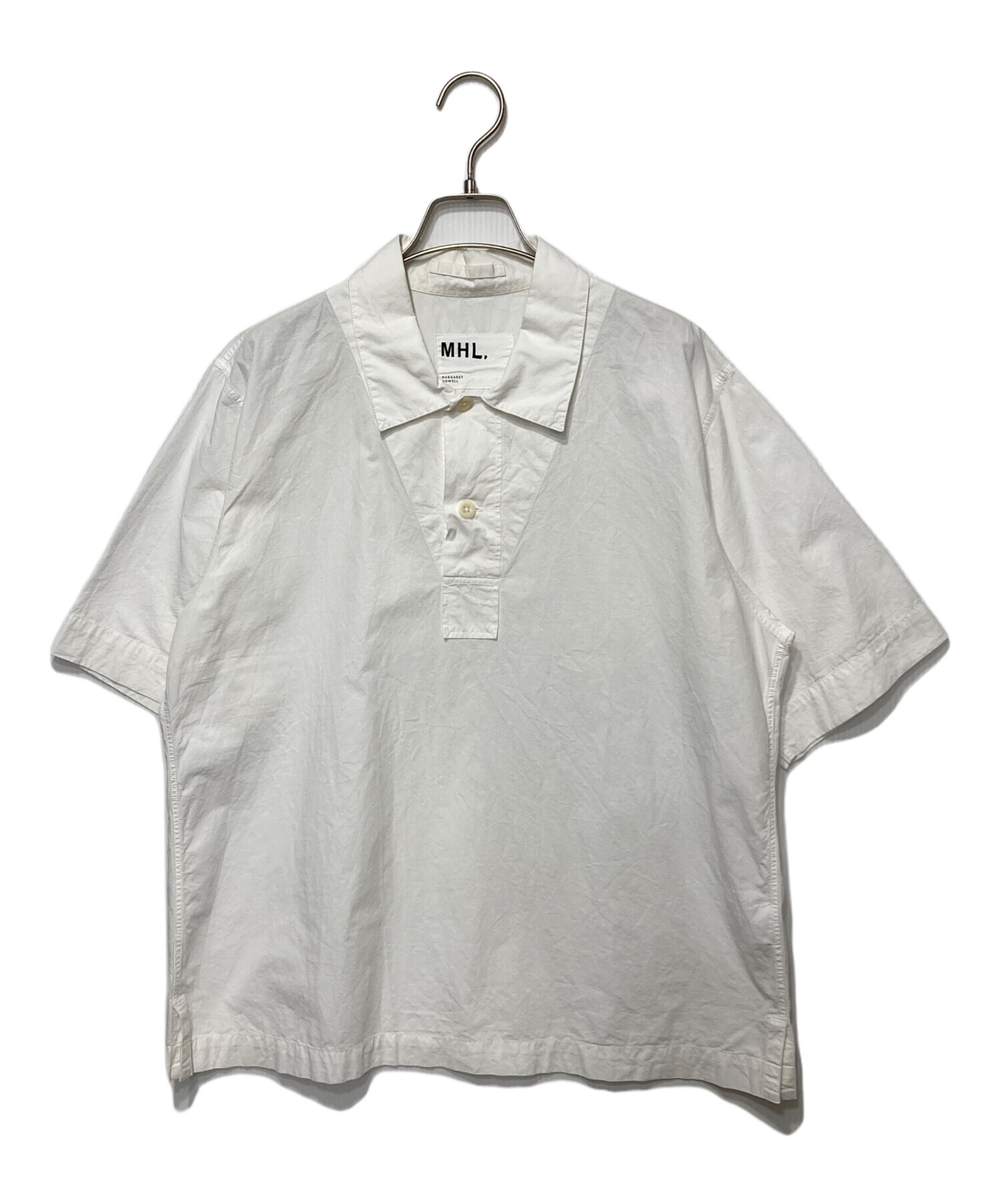 中古・古着通販】MHL (エムエイチエル) コットンリネンシャツ ホワイト