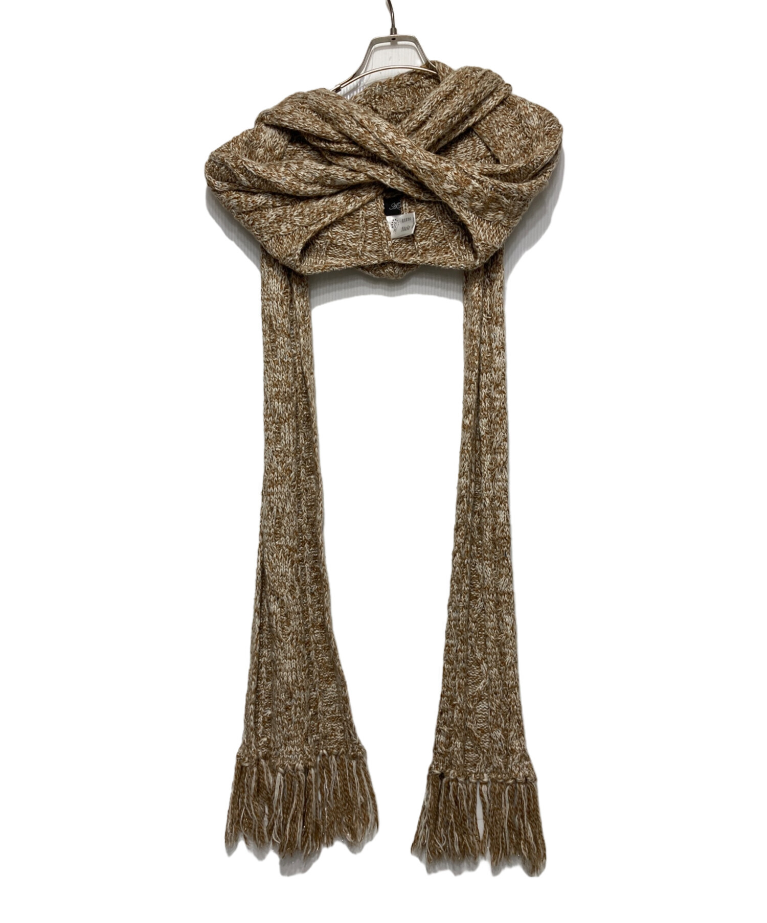 中古・古着通販】AFB (エーエフビー) フード付きマフラー ブラウン