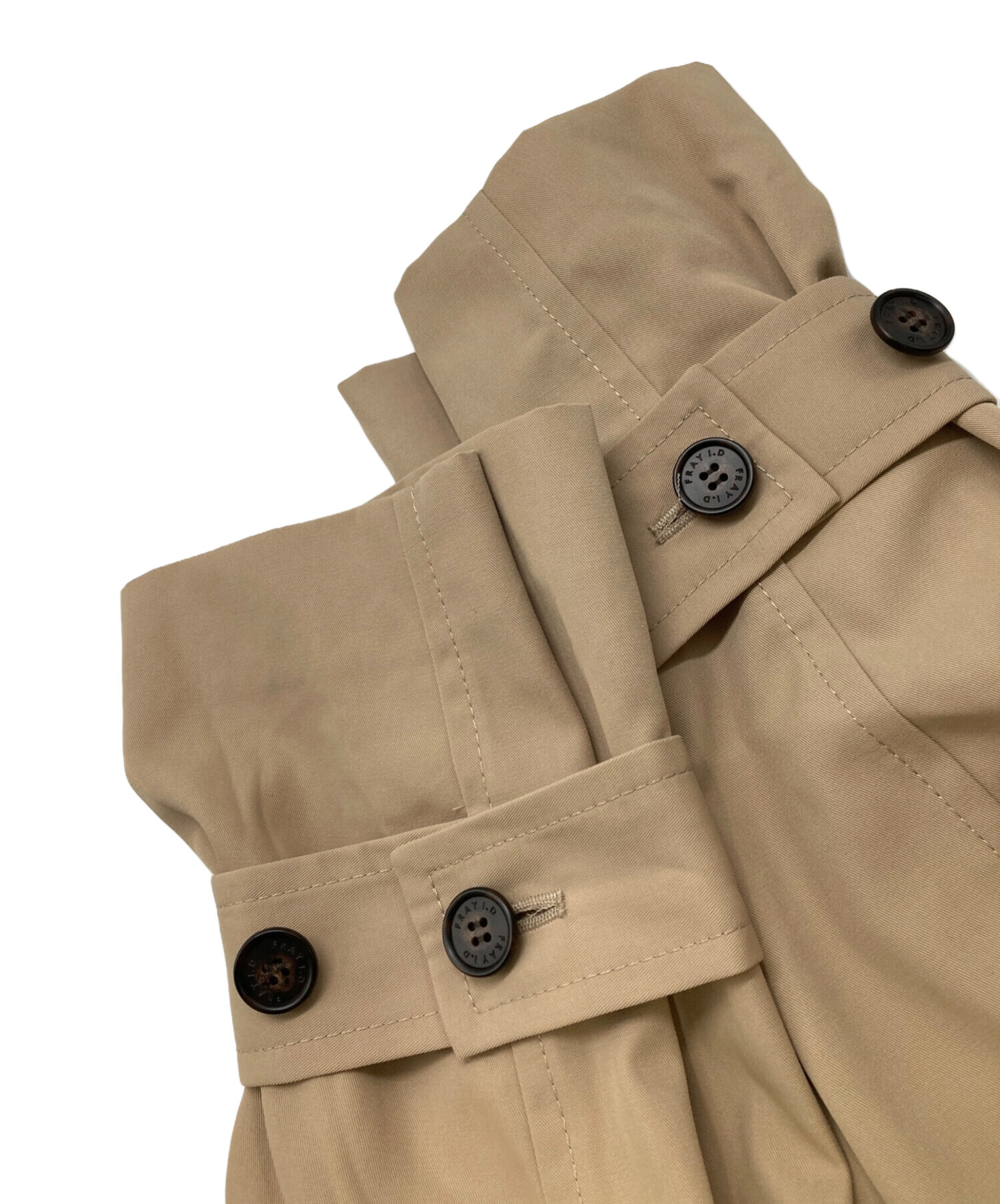 新品未使用タグ付き★FRAY I.DオーバートレンチコートLBEG0 中古・古着通販】FRAY ID (フレイ アイディー) オーバートレンチコート
