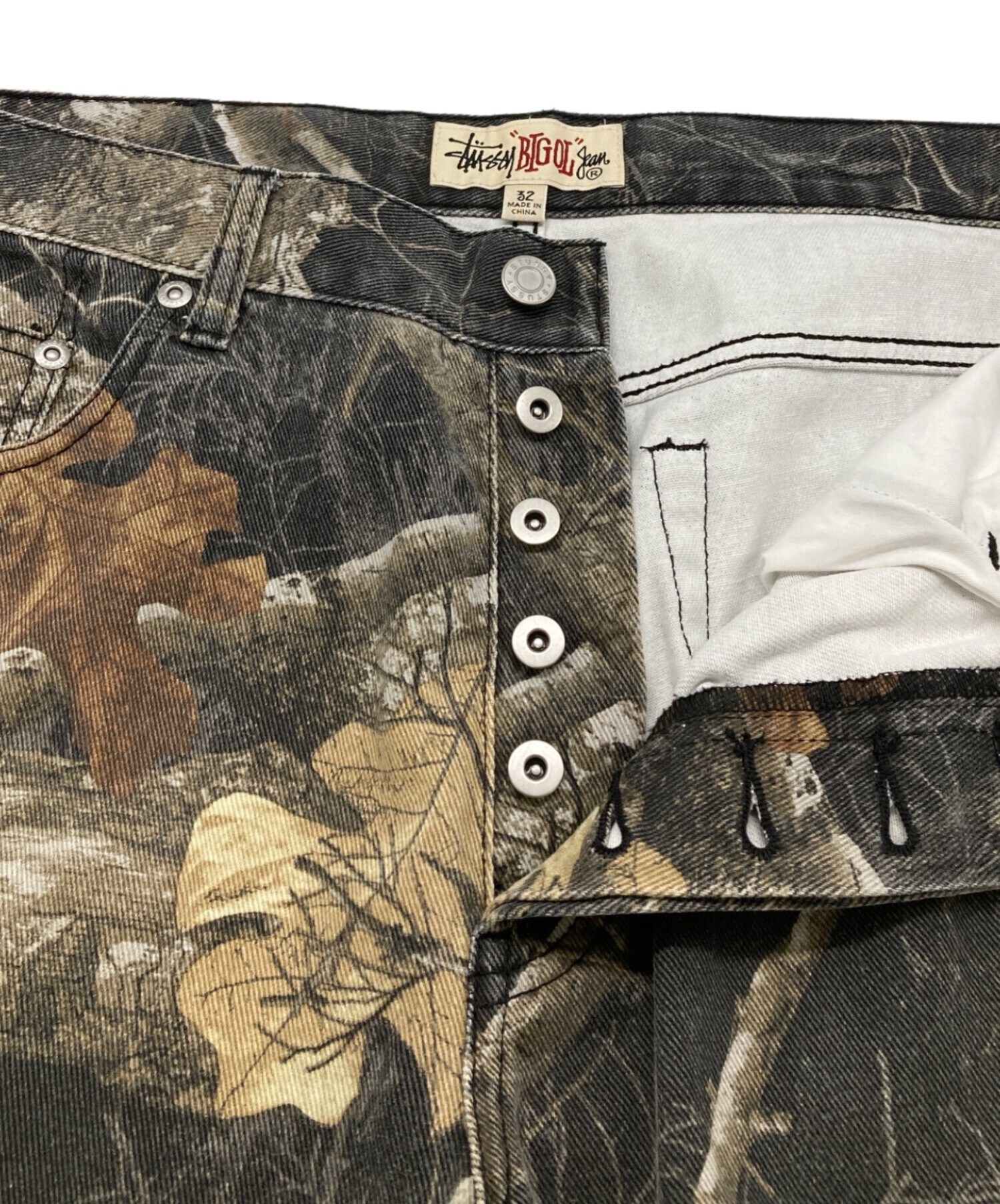 中古・古着通販】stussy (ステューシー) BIG OL JEAN REALTREE EDGE