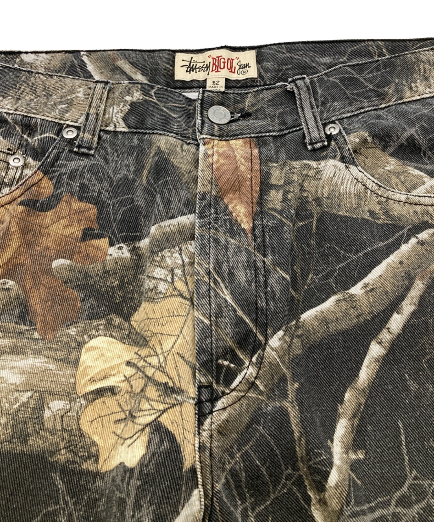 中古・古着通販】stussy (ステューシー) BIG OL JEAN REALTREE EDGE