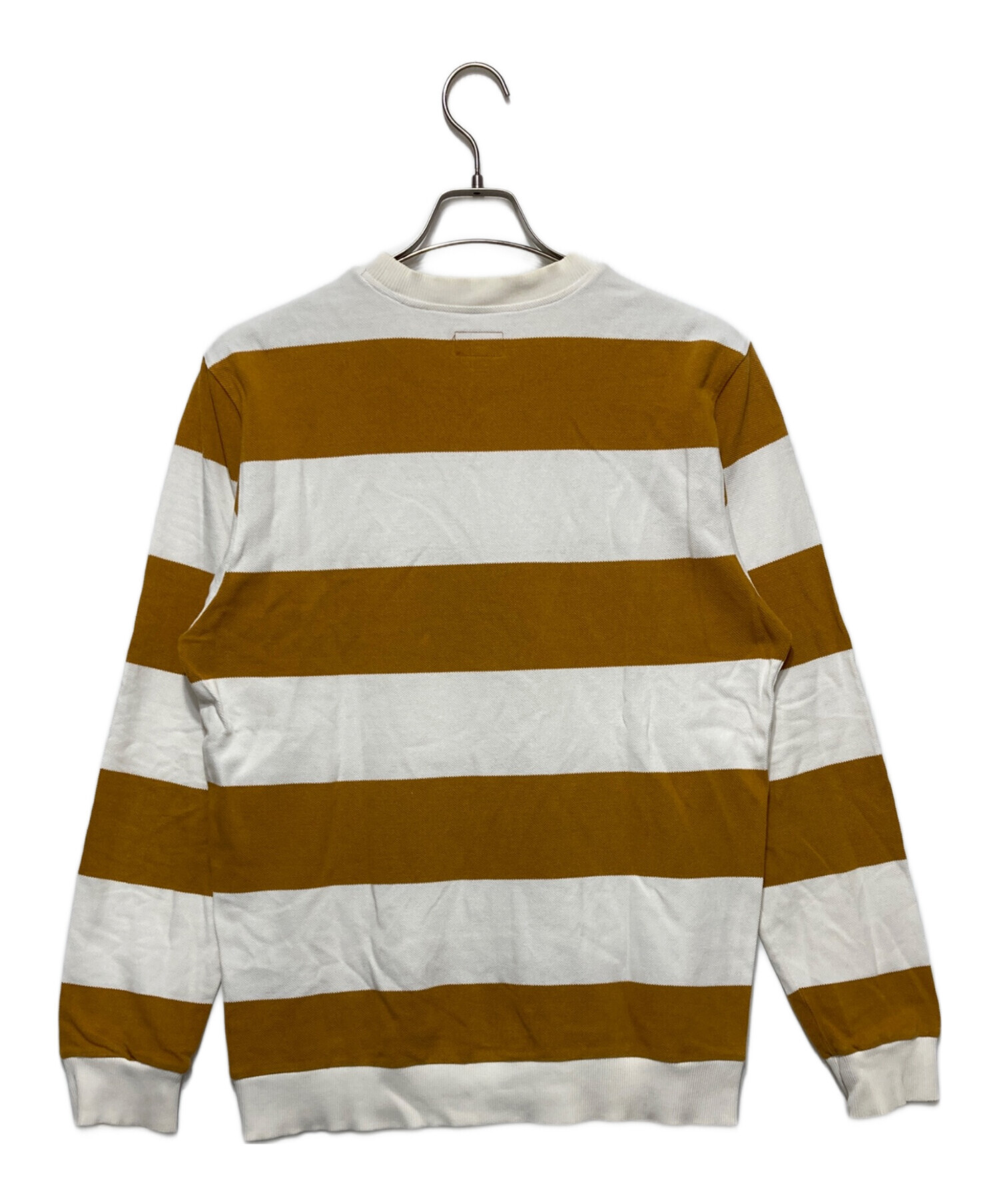 中古・古着通販】SUPREME (シュプリーム) STRIPED PIQUE CREWNECK 