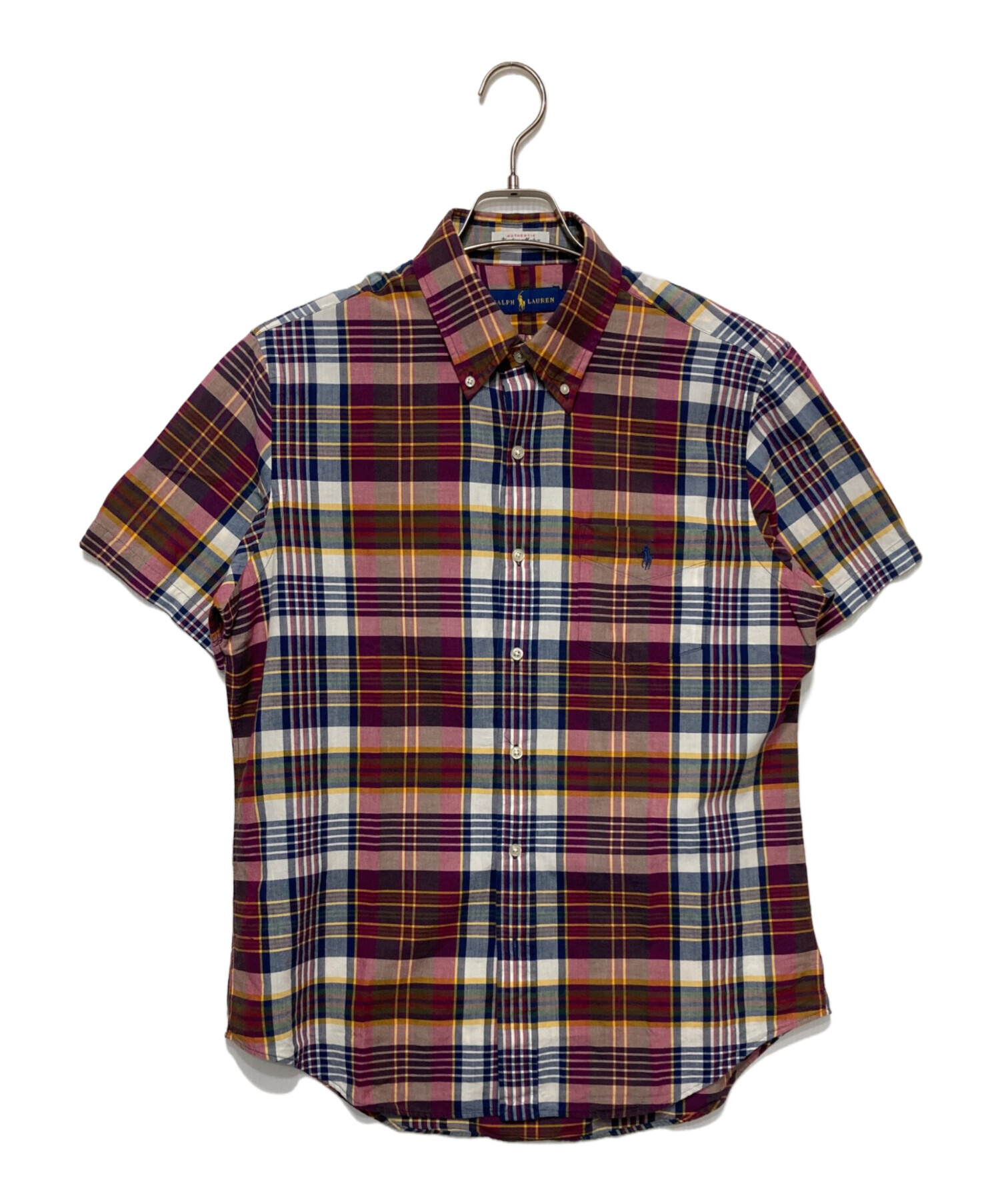 Ralph Lauren マルチカラーチェック 半袖シャツ