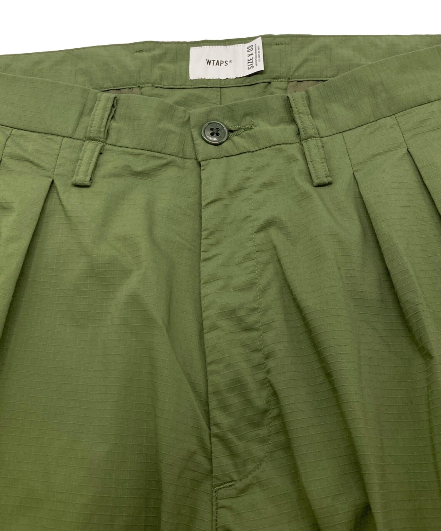 中古・古着通販】WTAPS (ダブルタップス) TUCK 01 TROUSERS