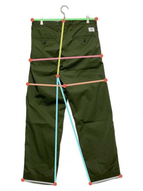 中古・古着通販】WTAPS (ダブルタップス) TUCK 01 TROUSERS グリーン