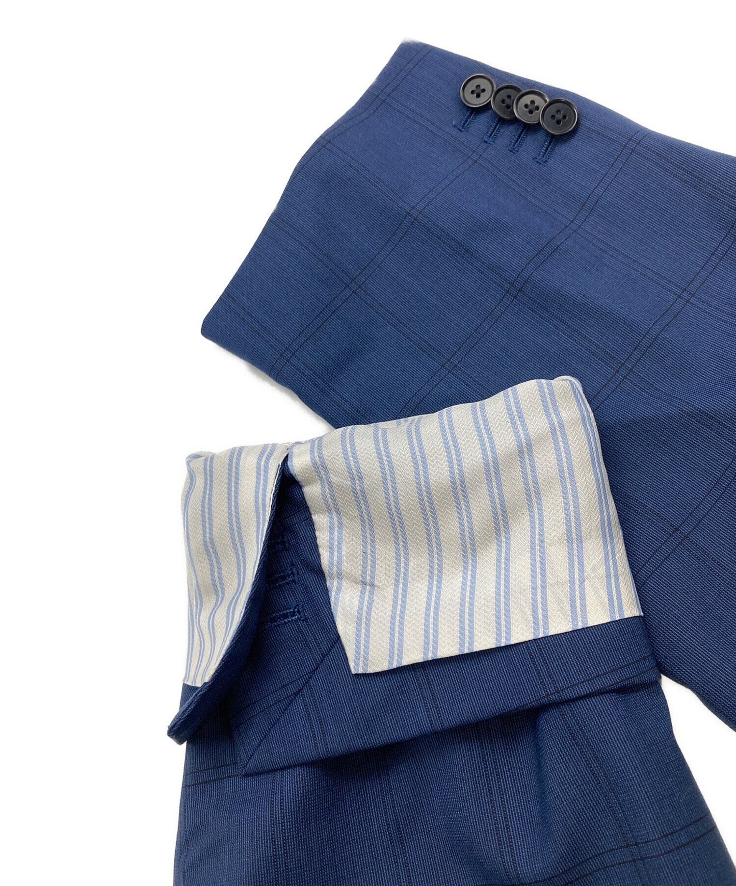 中古・古着通販】Hilton (ヒルトン) セットアップスーツ ネイビー