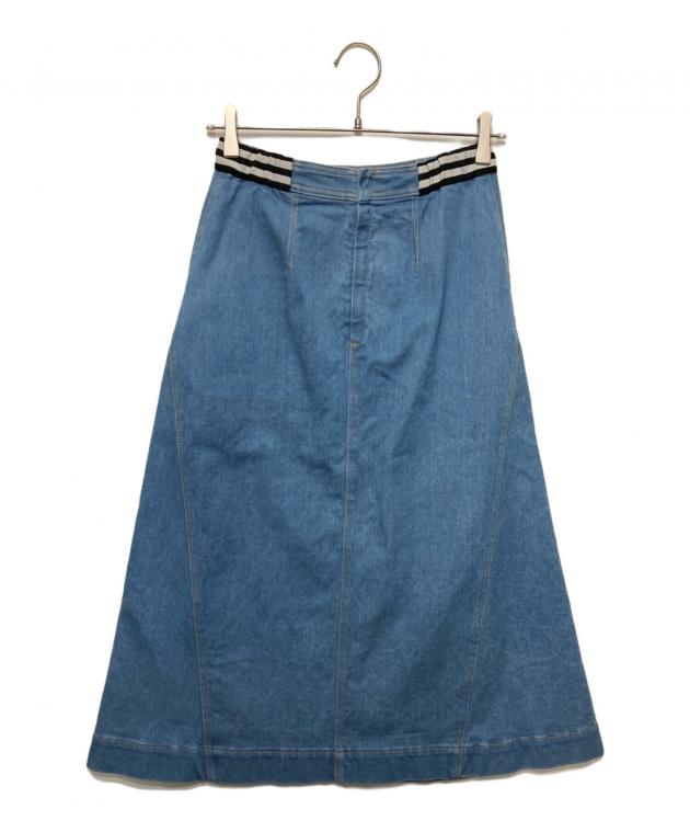 ボーダーズアットバルコニーデニム36未使用ブルー