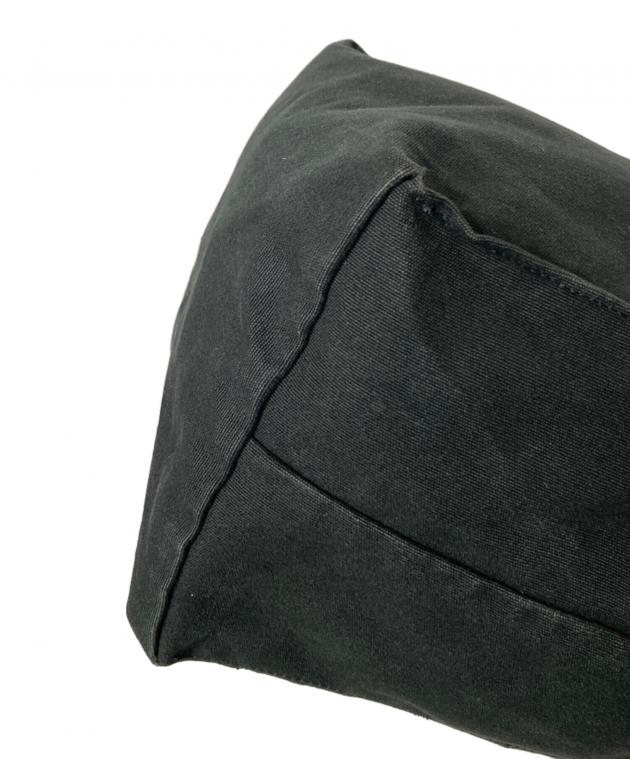 中古品 il bisonte トートバッグ 黒 布製