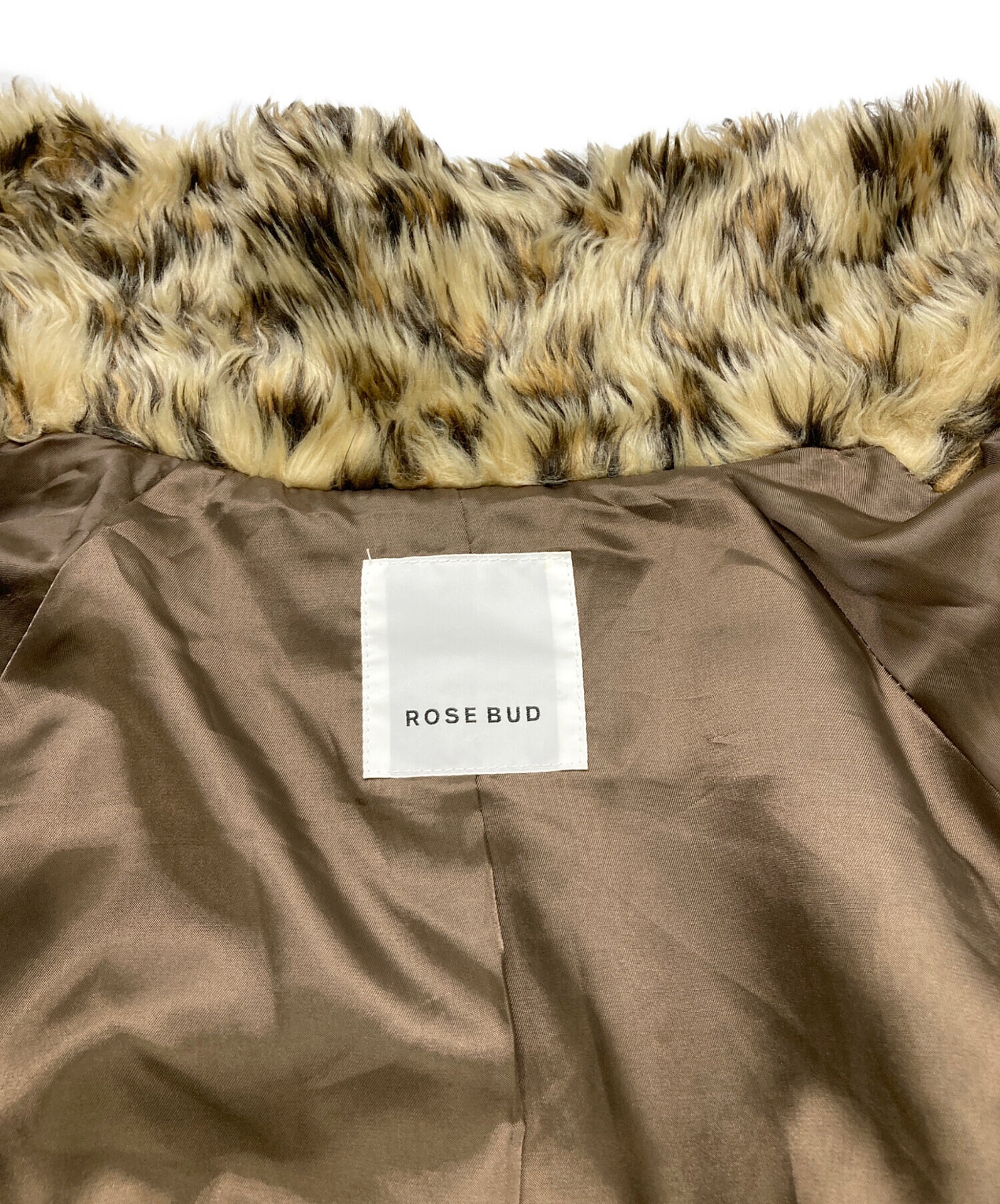 中古・古着通販】ROSE BUD (ローズバッド) フェイクファーショート 
