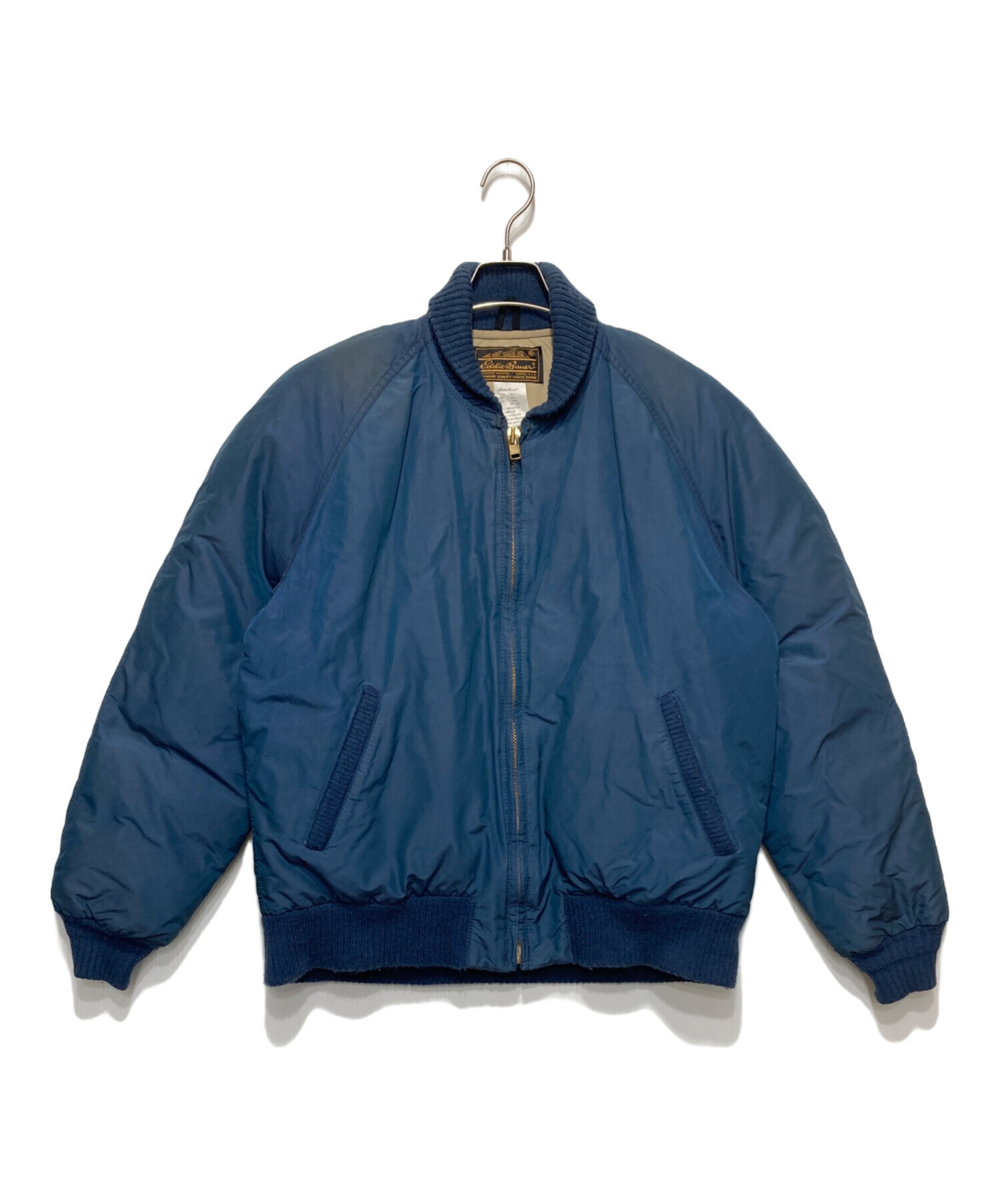90s EddieBauerエディーバウアー グースダウンジャケットリバーシブル Eddie Bauer - 90s エディーバウアー グースダウンジャケット 短丈