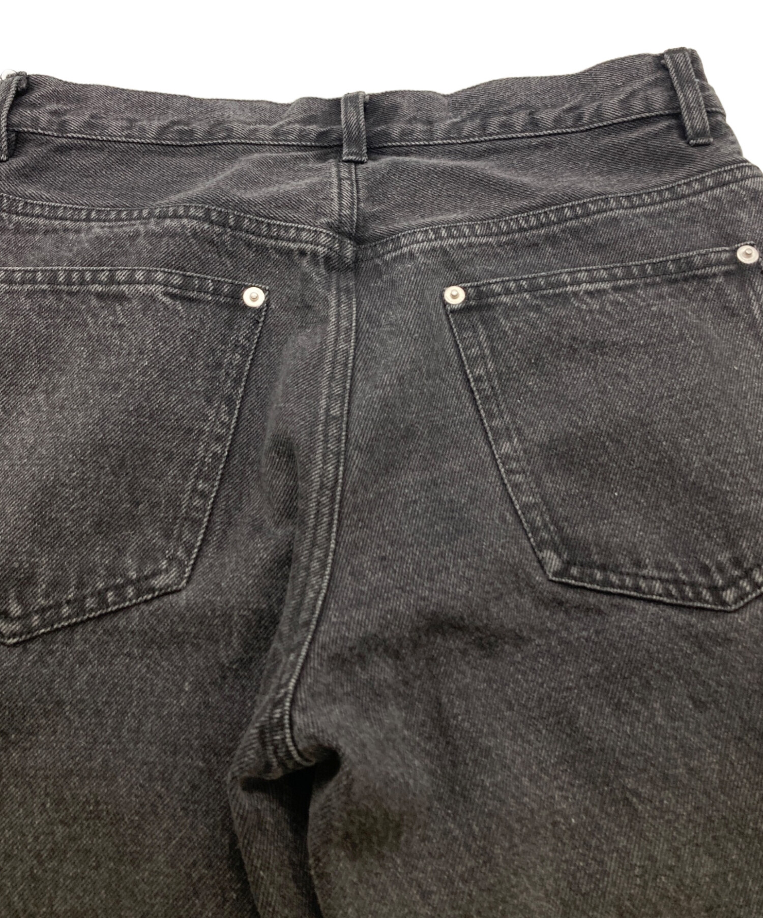 中古・古着通販】HARE (ハレ) スタッズデニムパンツ ブラック サイズ:S
