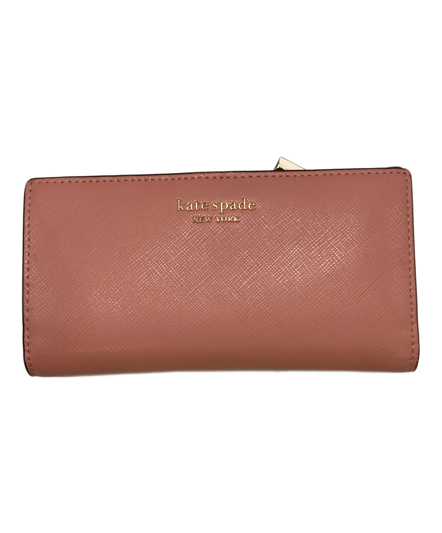中古・古着通販】Kate Spade (ケイトスペード) 2つ折り長財布 ピンク 
