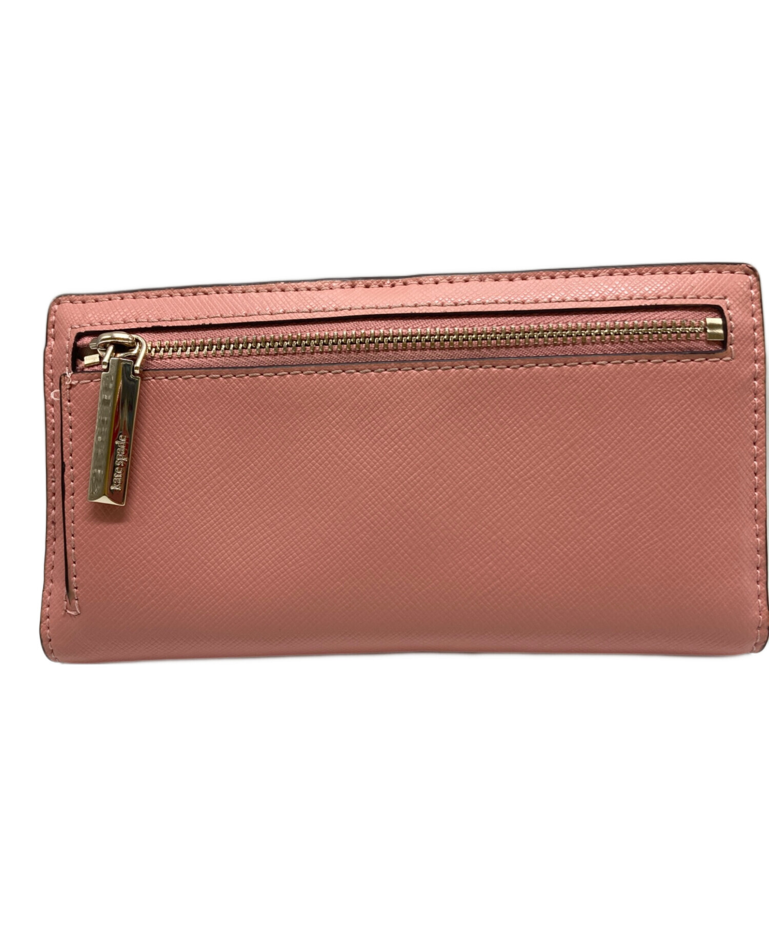 中古・古着通販】Kate Spade (ケイトスペード) 2つ折り長財布 ピンク 