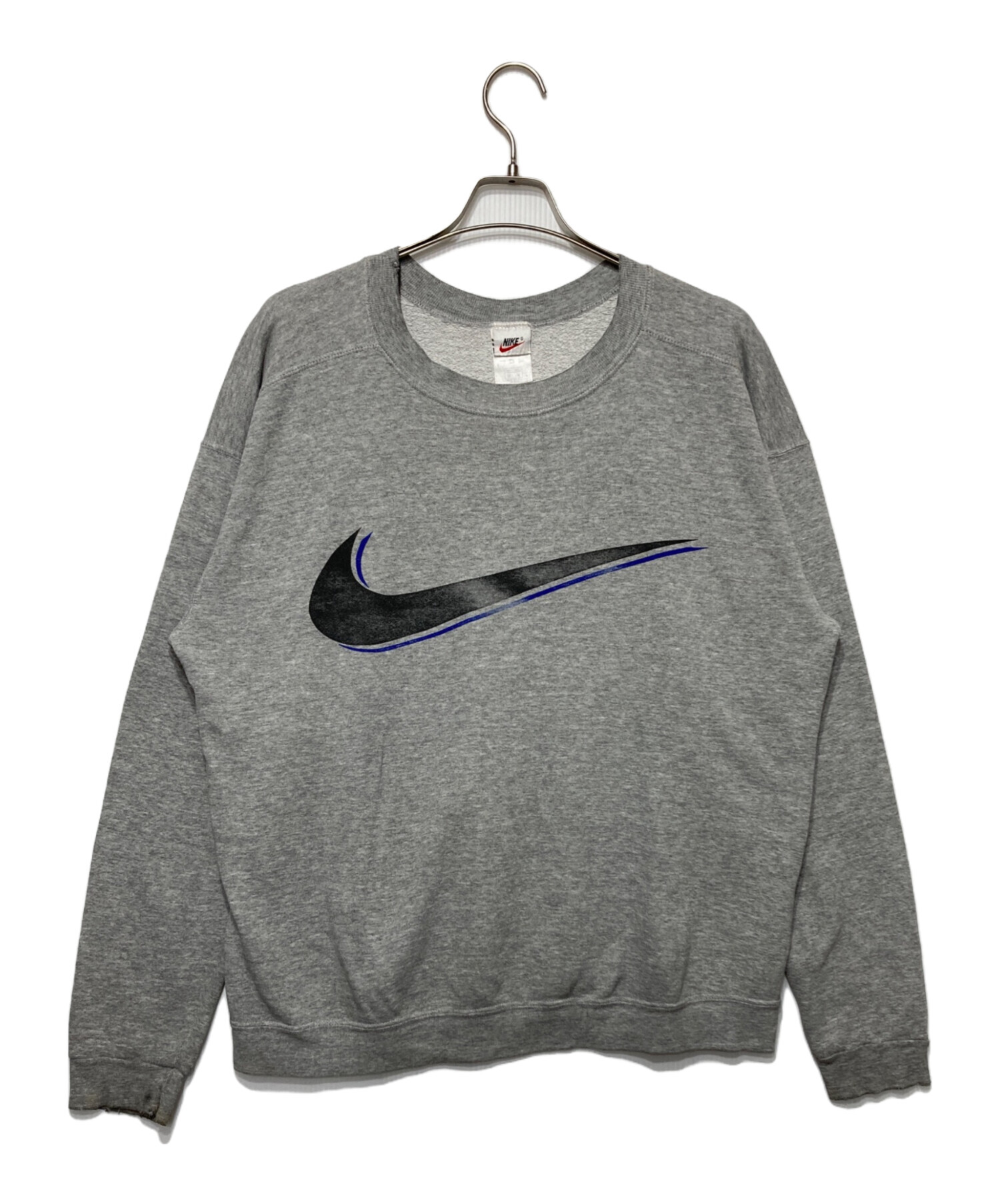 中古・古着通販】NIKE (ナイキ) ビッグスウッシュスウェット グレー 