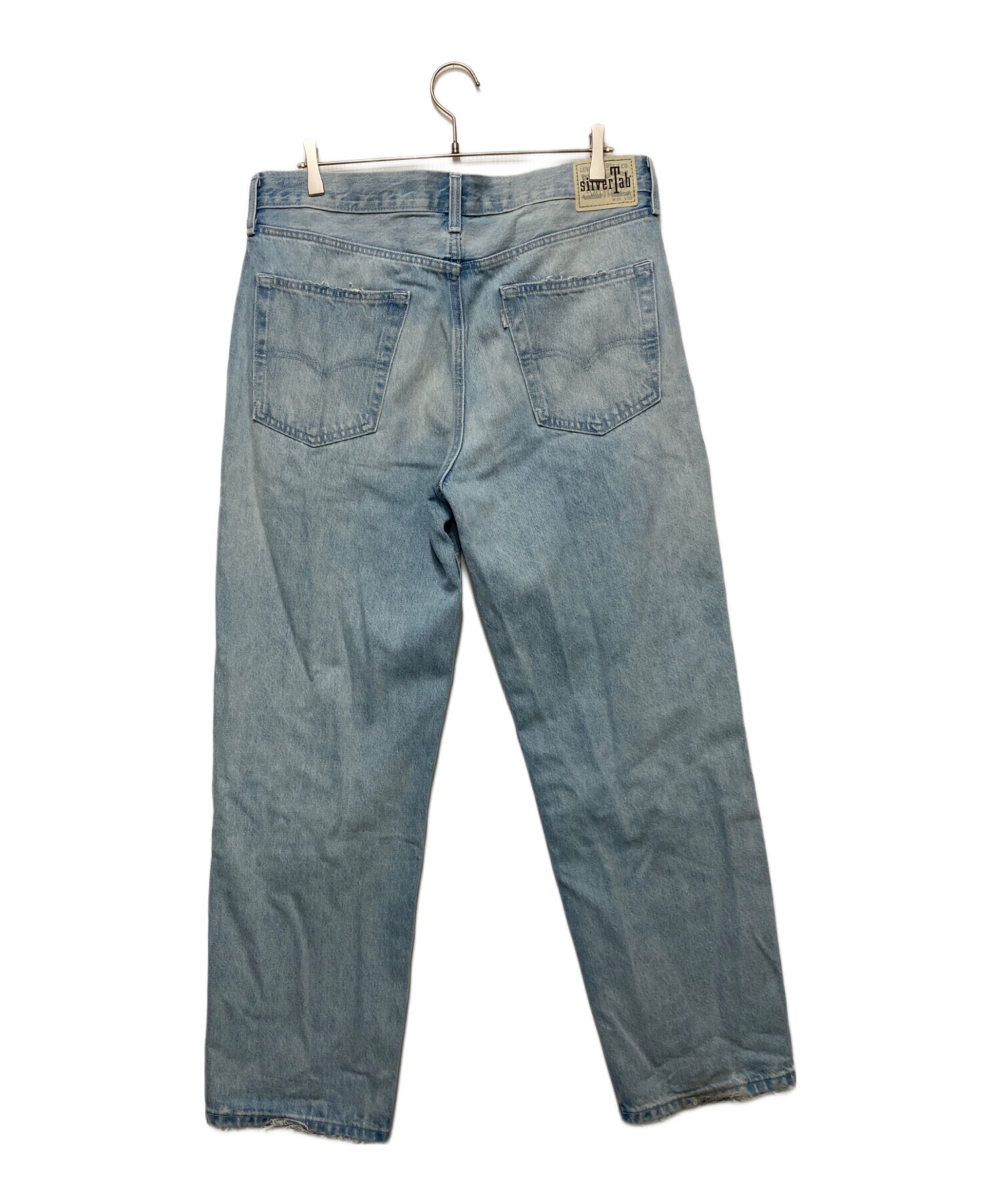 Levi's W34/L32 ダメージデニムパンツ 中古・古着通販】LEVI'S (リーバイス) ダメージデニムパンツ ブルー