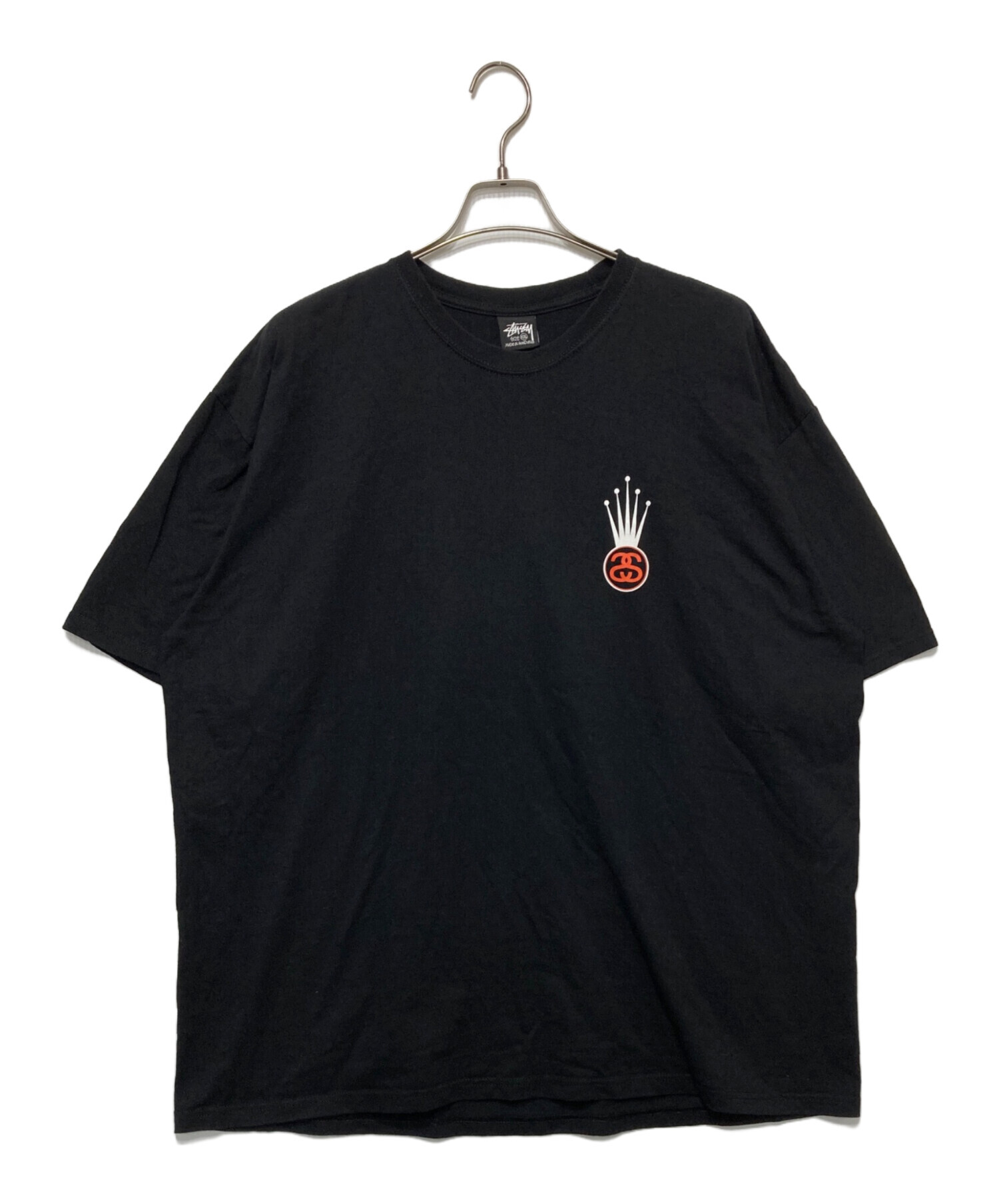 希少XXL 新品未使用タグ付き STUSSY OLD CROWN TEE STUSSY(ステューシー) 90's~00's crown and lion 王冠 ライオン
