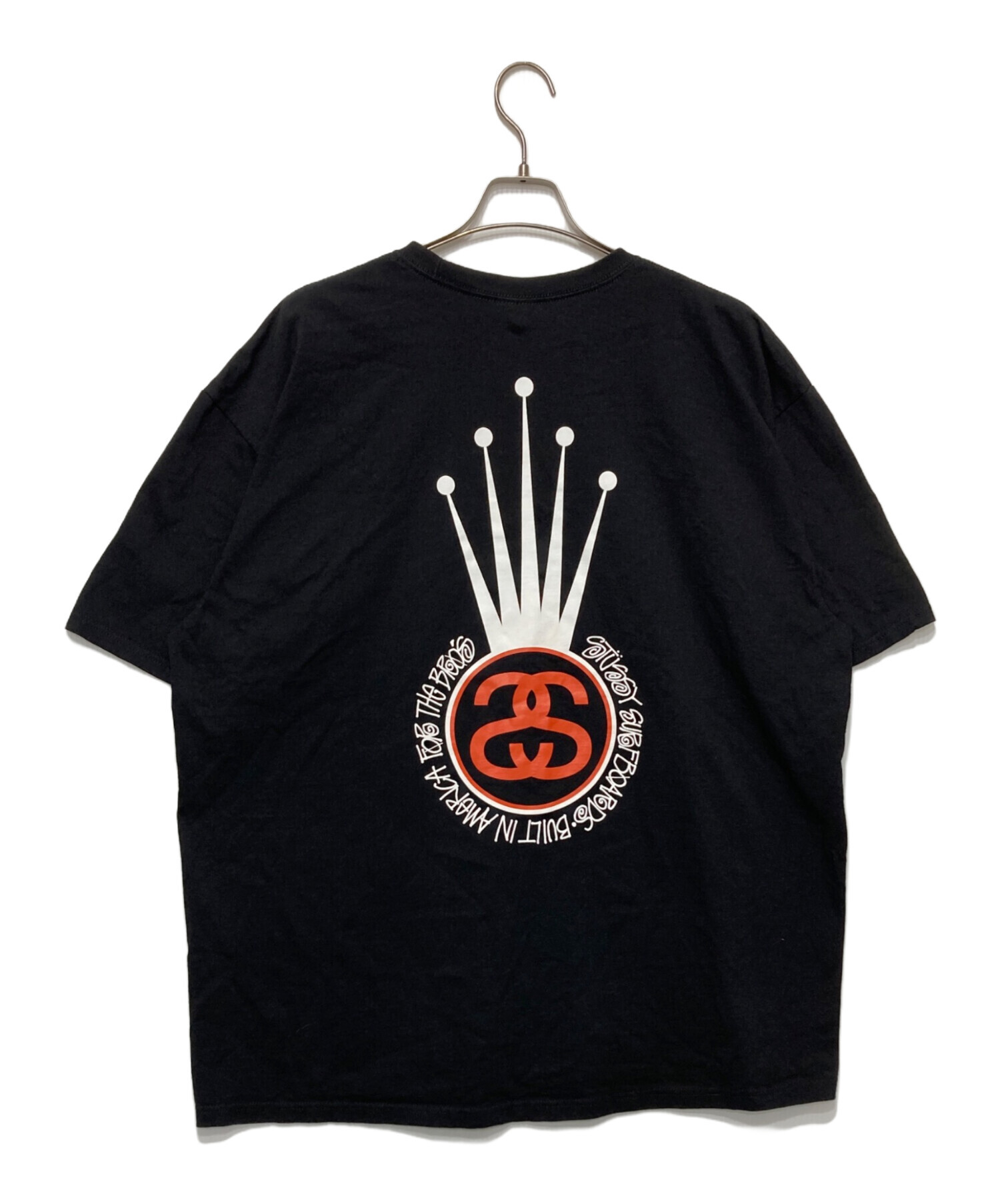 中古・古着通販】stussy (ステューシー) crown link tee ブラック