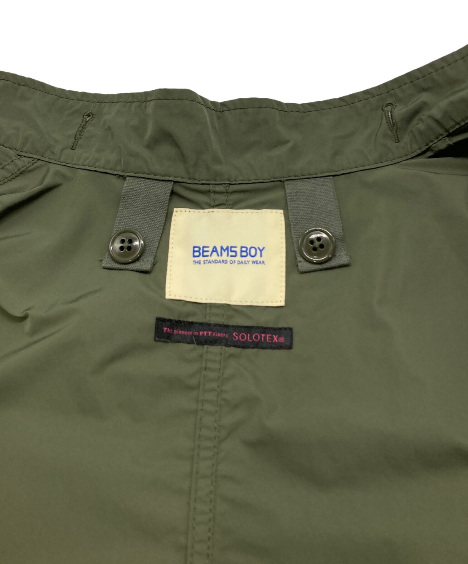 〈BEAMS BOY〉ソロテックス M-65 パーカ オリーブ ソロテックス® M-65 パーカ ｜Lineup｜SOLOTEX® Special website