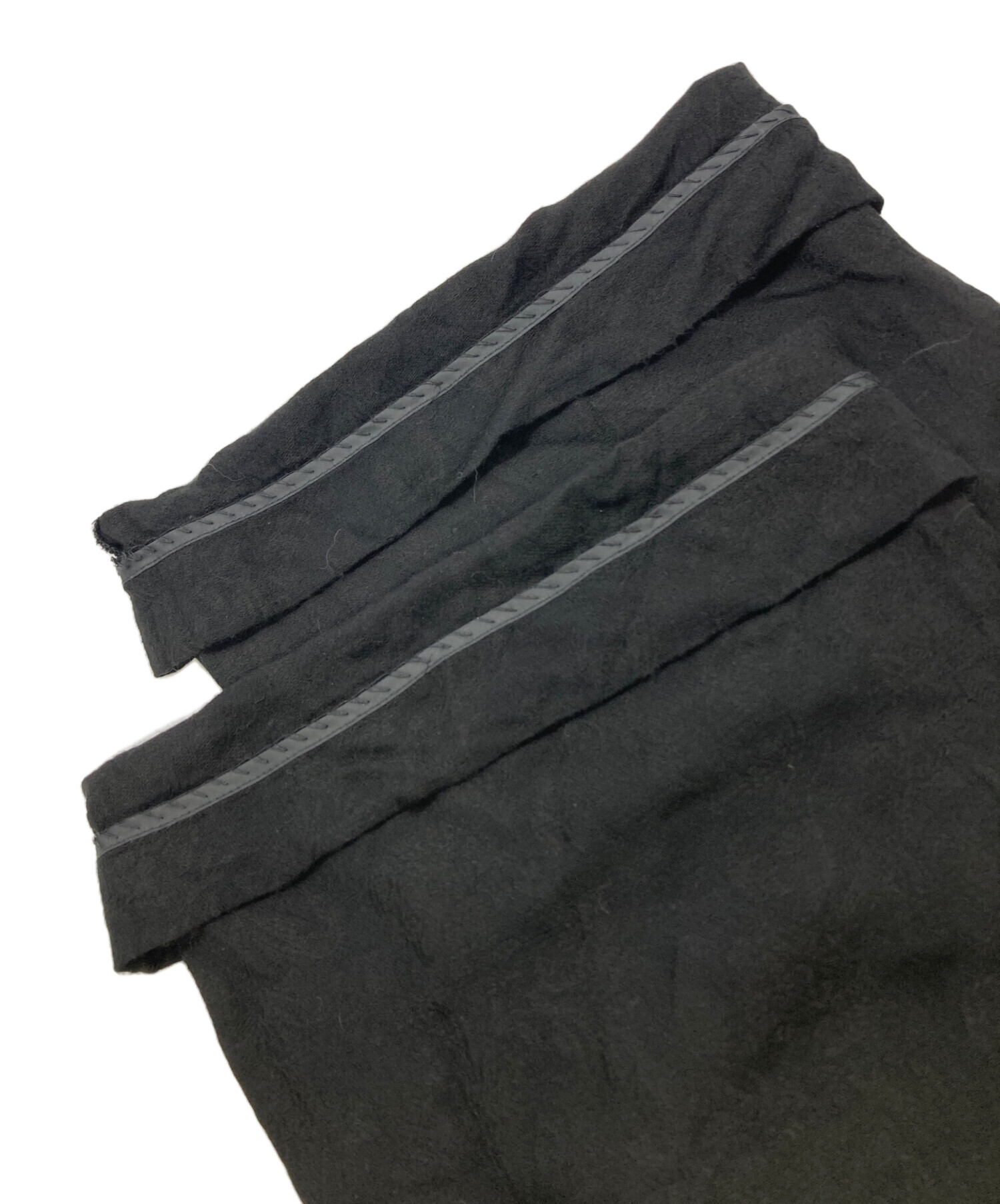 中古・古着通販】LEINWANDE (ラインヴァンド) 総柄パンツ ブラック 