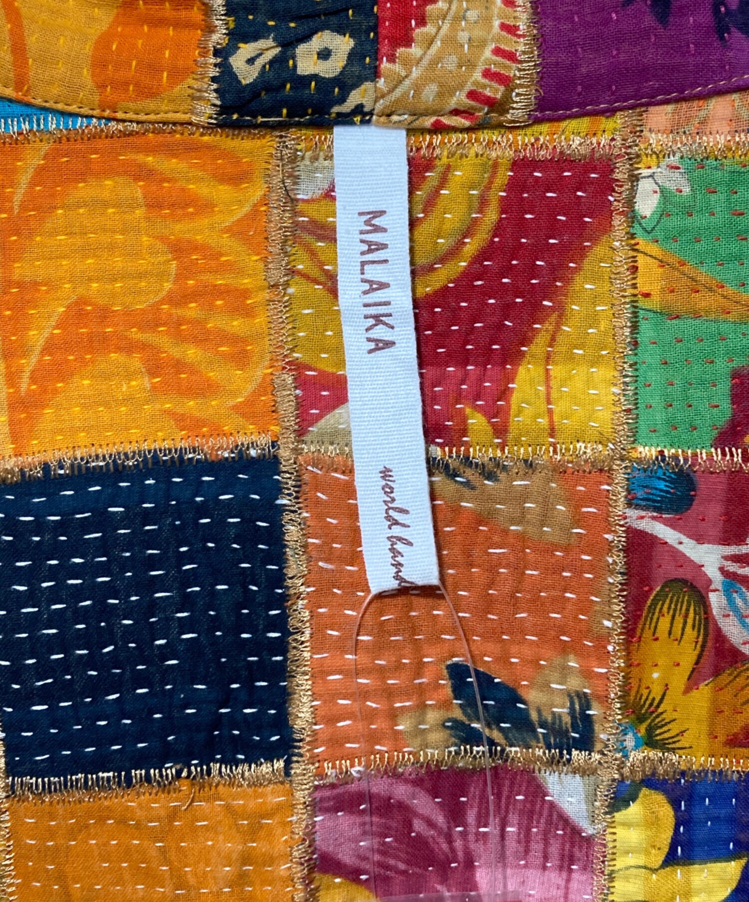 中古・古着通販】MALAIKA (マライカ) 刺し子ジャケット マルチカラー