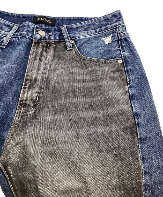 中古・古着通販】STUGAZI (スガジ) バタフライデニムパンツ インディゴ