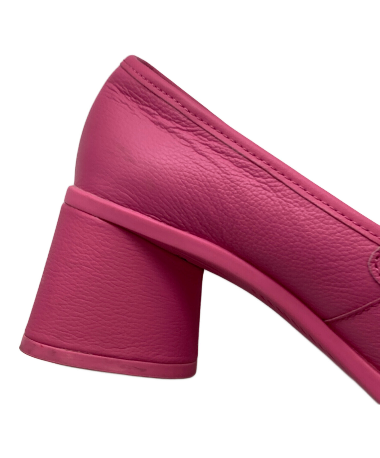 中古・古着通販】CAMPER (カンペール) ヒールコインローファー ピンク