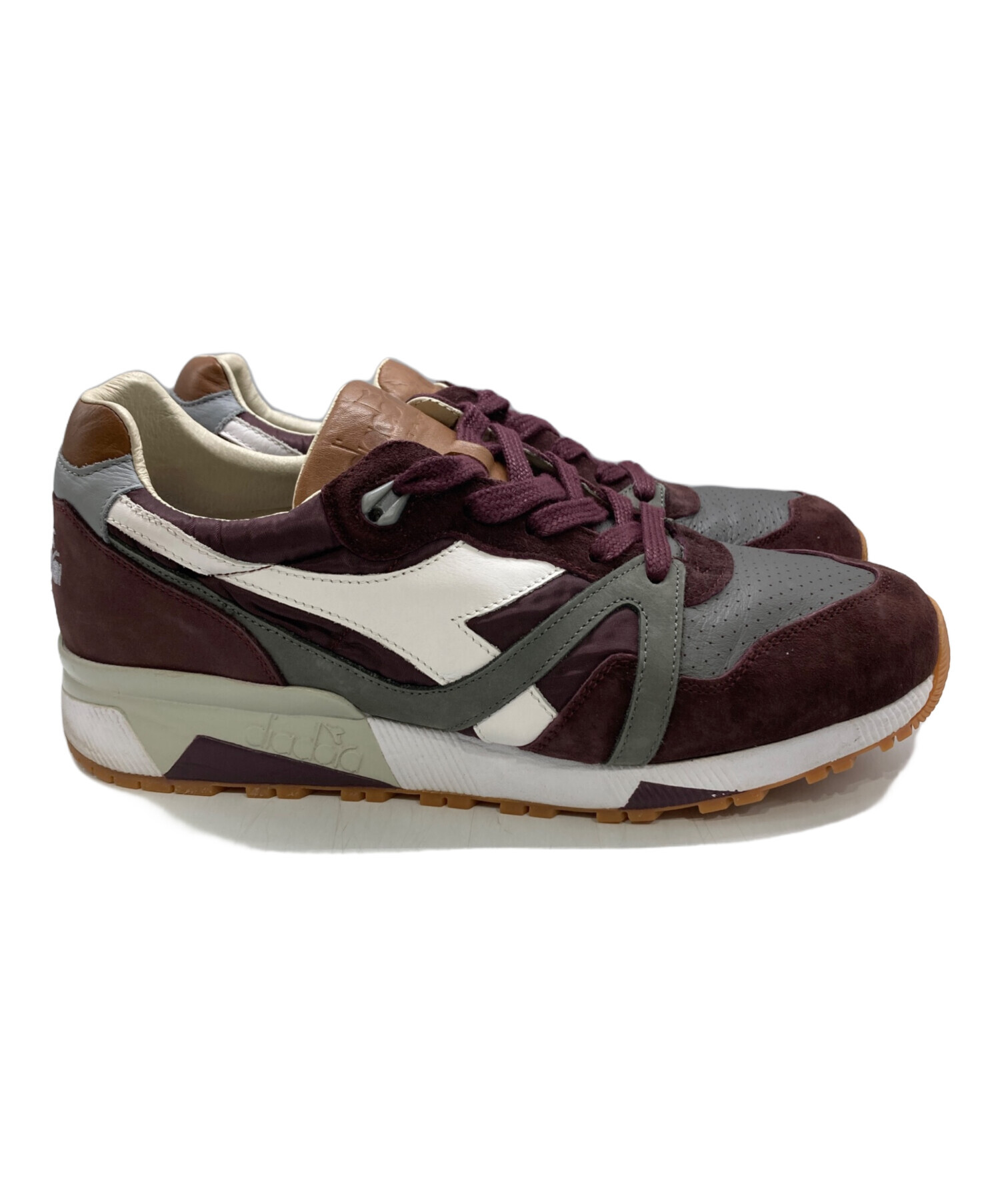 中古・古着通販】DIADORA (ディアドラ) ローカットスニーカー ボルドー