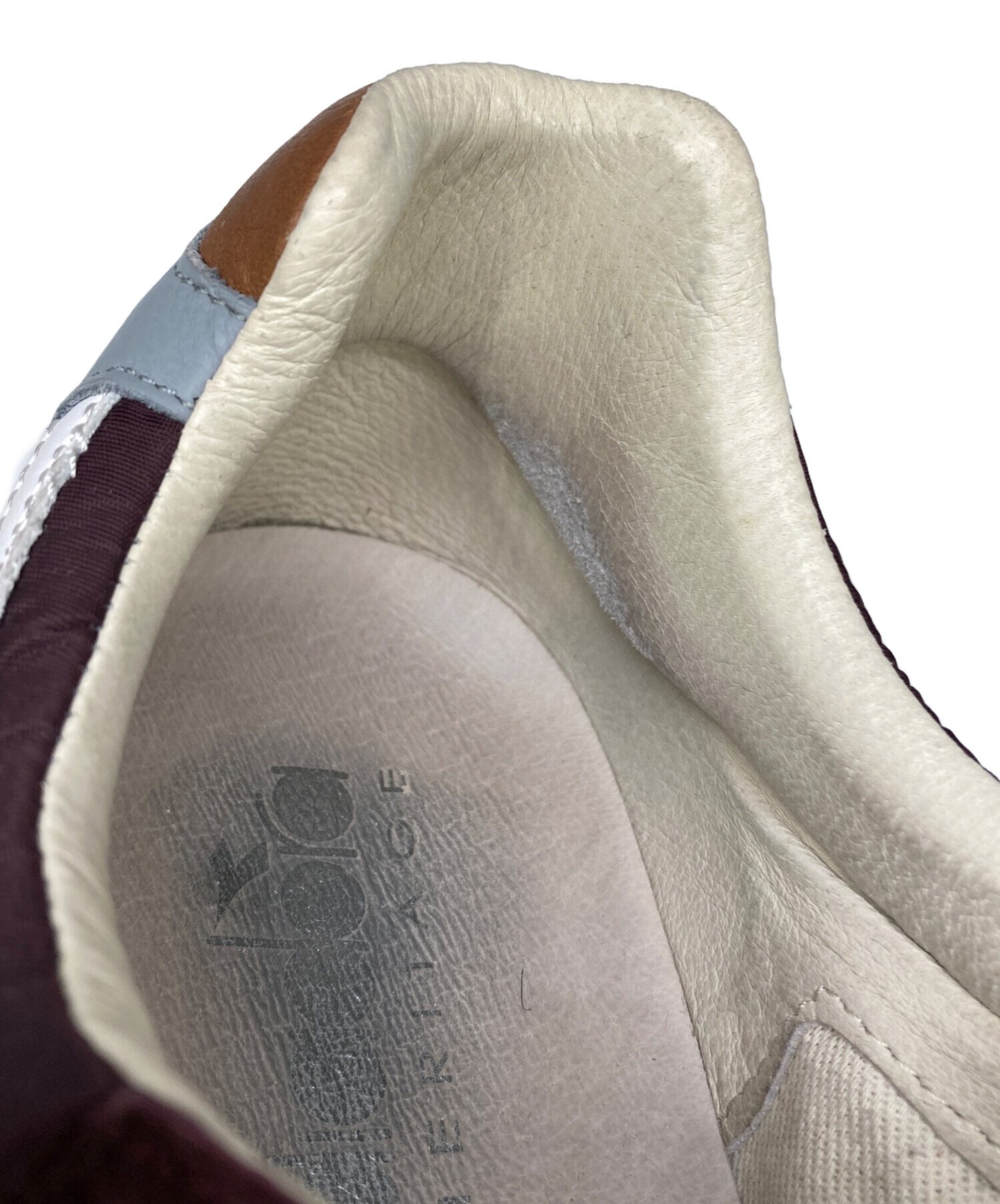 中古・古着通販】DIADORA (ディアドラ) ローカットスニーカー ボルドー