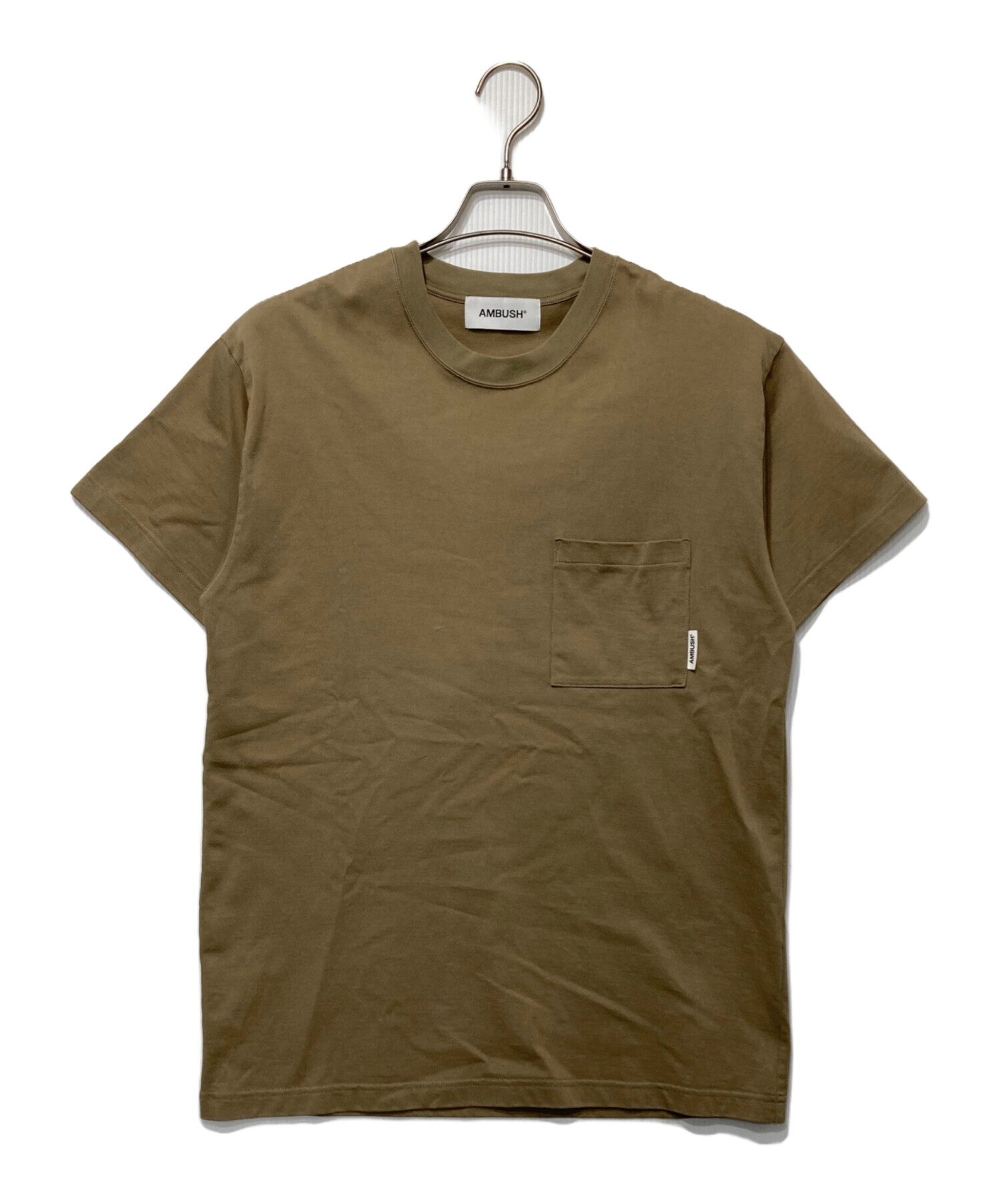 中古・古着通販】AMBUSH (アンブッシュ) ポケットTシャツ ベージュ 