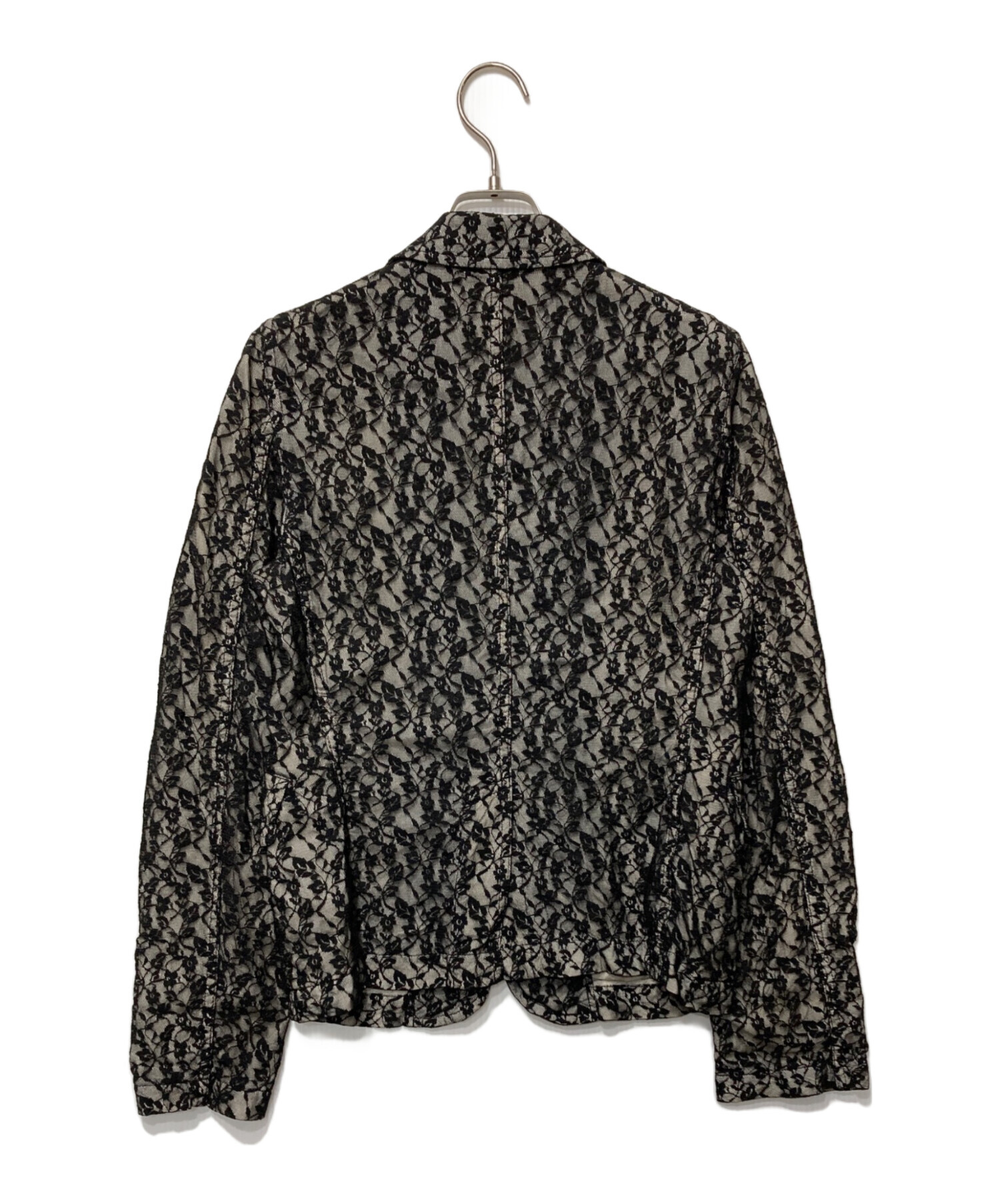 美品】コムデギャルソンコムデギャルソン 丸襟 レース ジャケット L