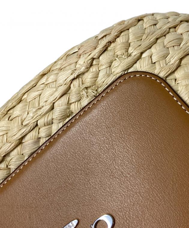 中古・古着通販】COACH (コーチ) ラージトート カゴバッグ ベージュ