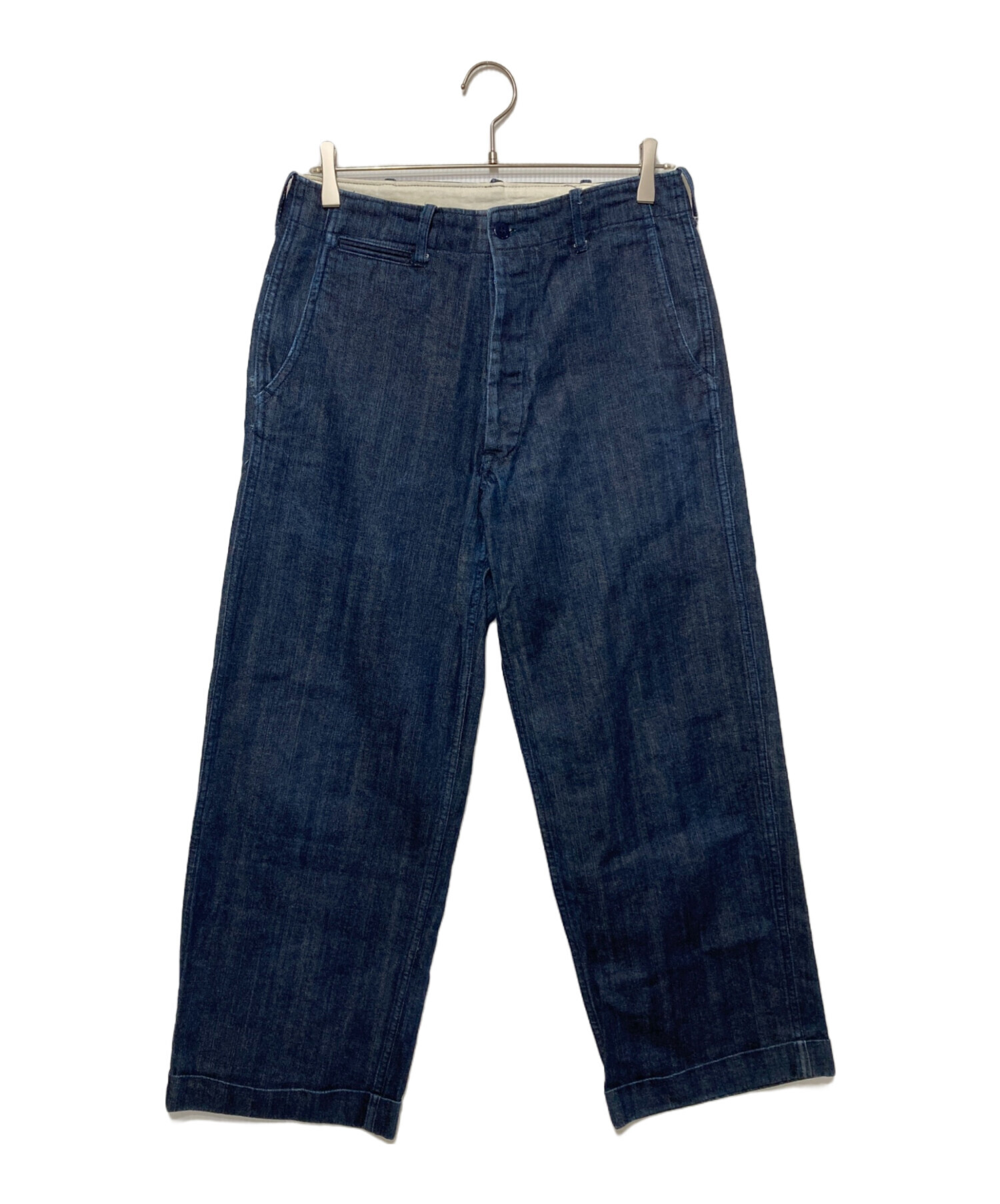 中古・古着通販】CUSHMAN (クッシュマン) ブラックシャンブレーワイド
