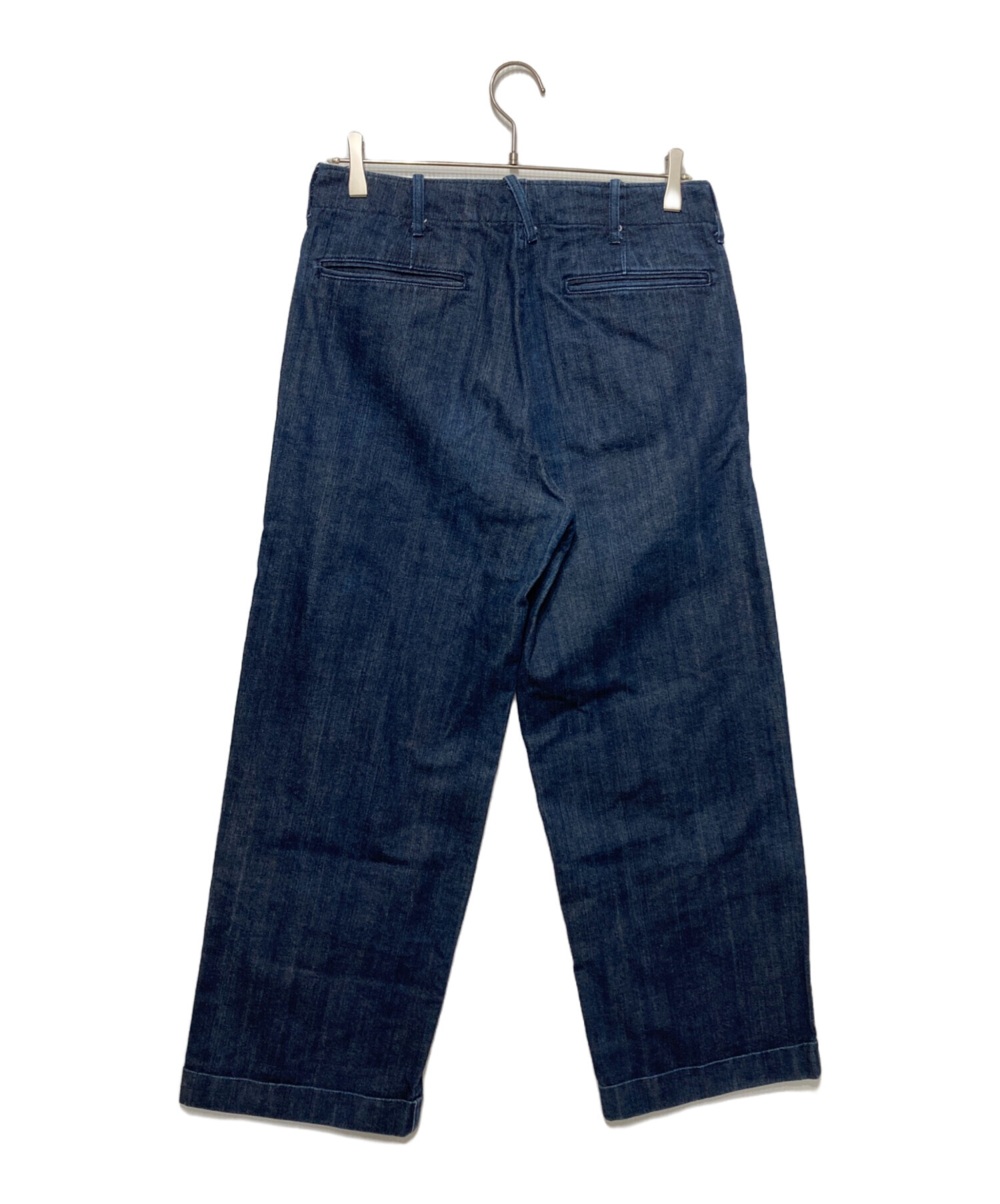 中古・古着通販】CUSHMAN (クッシュマン) ブラックシャンブレーワイド