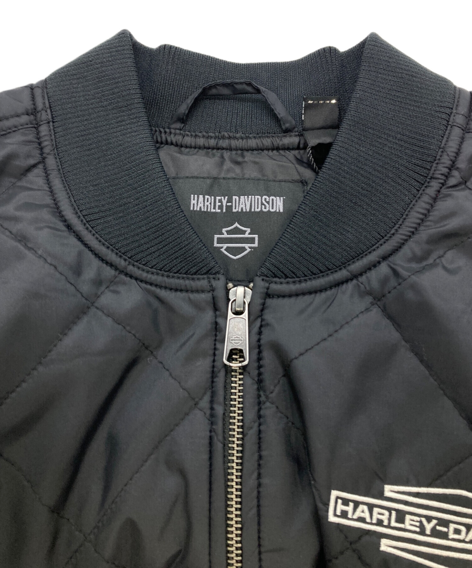 Harley-Davidson ブラックジャケット XL 中古・古着通販】HARLEY-DAVIDSON (ハーレーダビッドソン) オールド