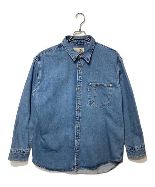 【玉数極少】Vintage グレーデニム オーバーサイズキャバルリーシャツ 玉数極少】Vintage グレーデニム オーバーサイズキャバルリーシャツ