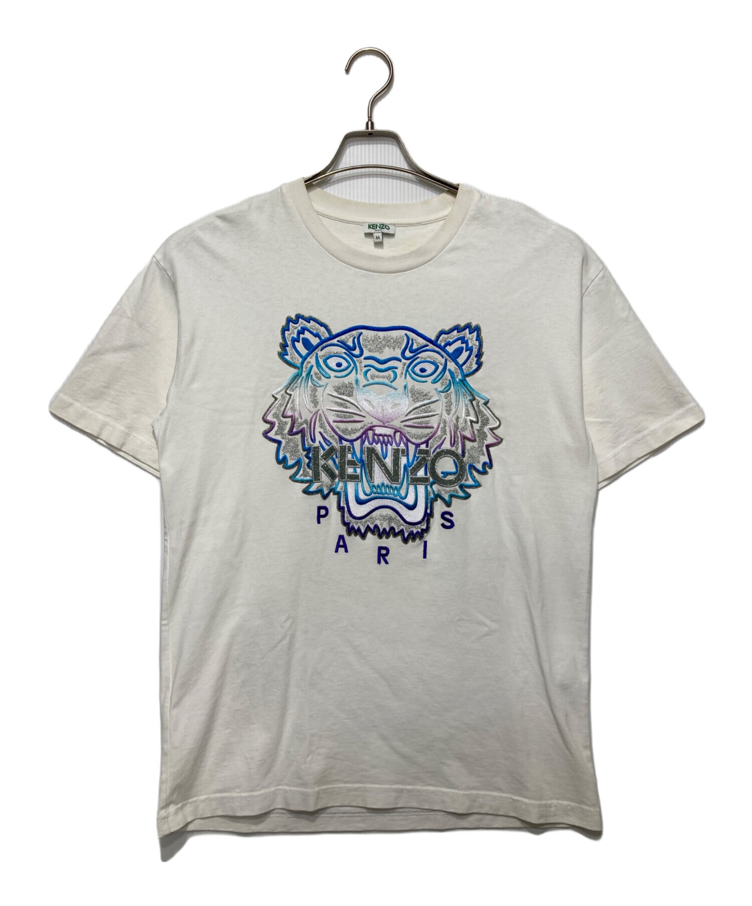 KENZO ホワイト Tシャツ トラ刺繍 【公式通販】