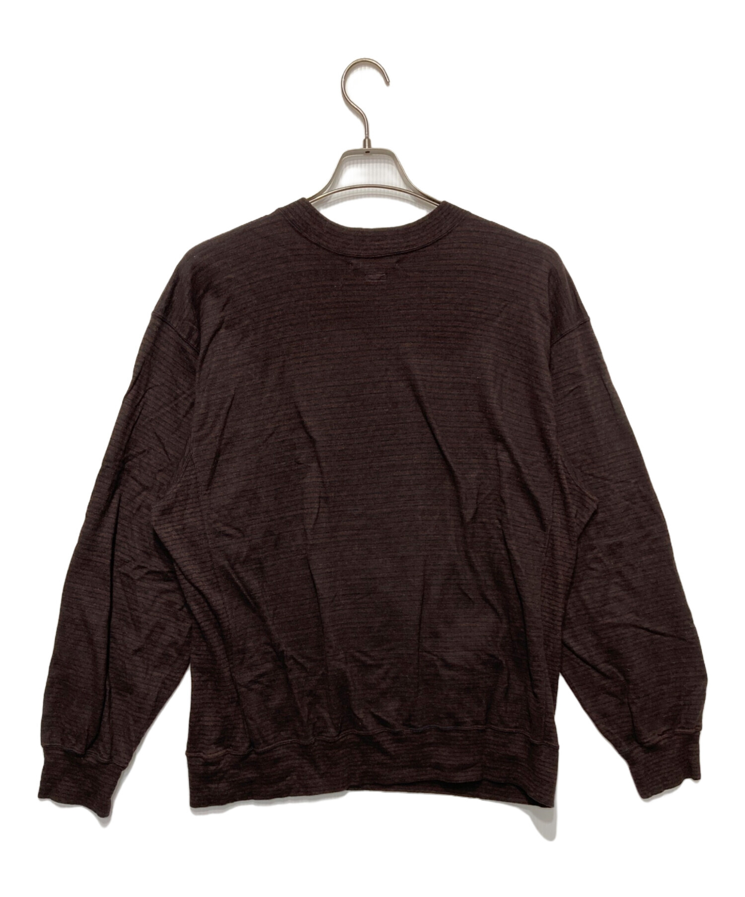 中古・古着通販】BLURHMS (ブラームス) C/NAPP Border Crew Neck P/O 