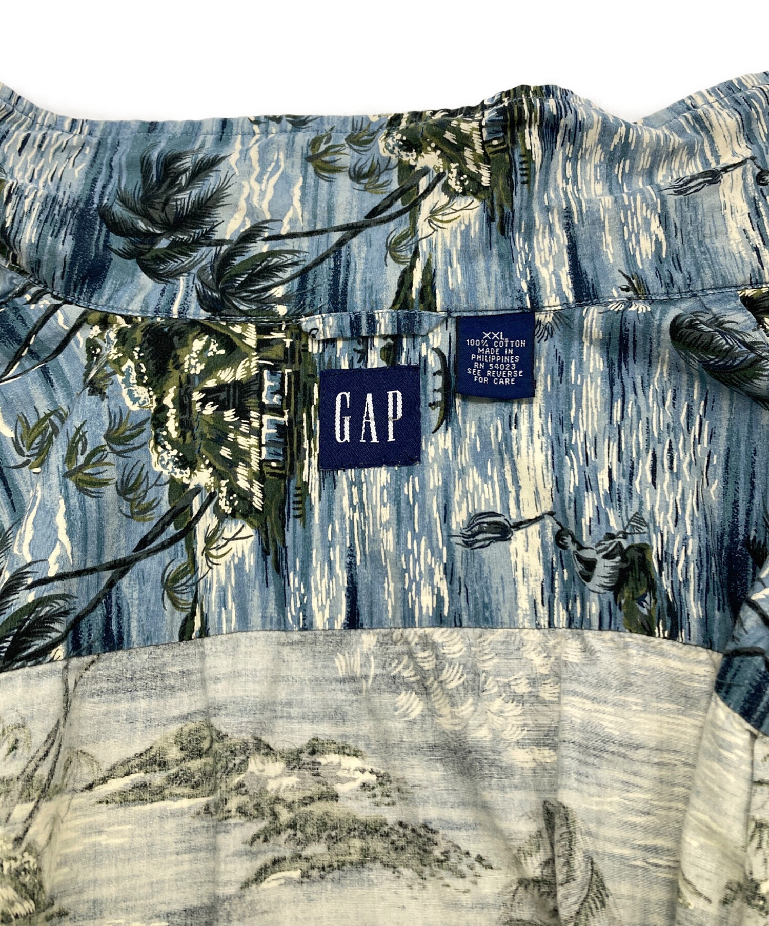 中古・古着通販】OLD GAP (オールドギャップ) アロハシャツ スカイ