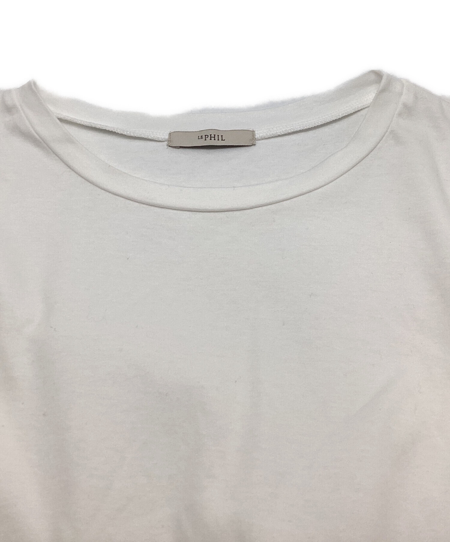 中古・古着通販】LE PHIL (ル フィル) シルキースムースノースリーブT 
