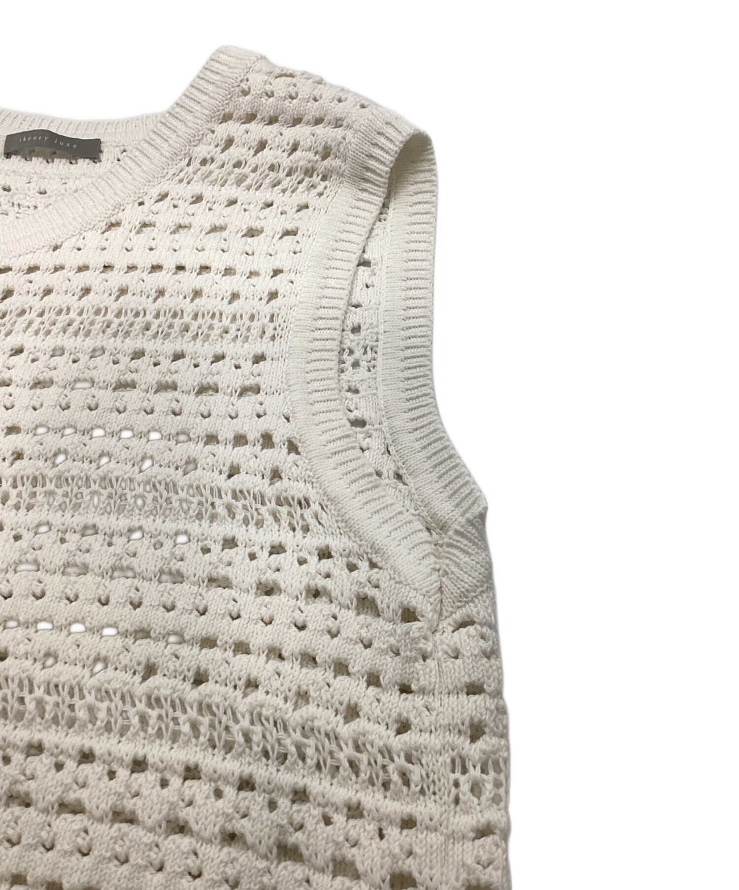 今週末での出品　セオリーリュクス ベスト 美品38 theory luxe ジレ 中古・古着通販】theory luxe (セオリーリュクス) ニットベスト