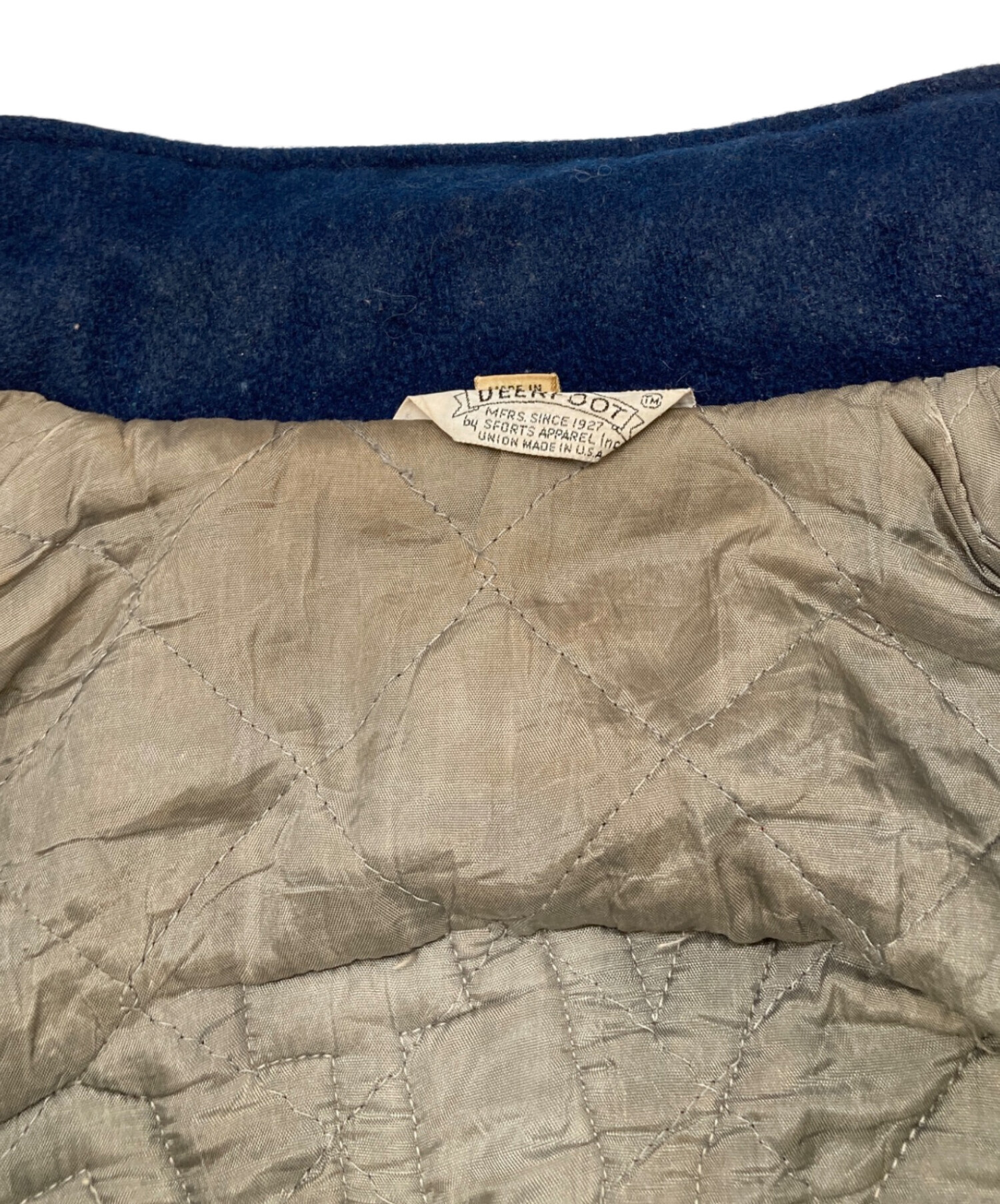 中古・古着通販】DEERFOOT (ディアフット) ウールスタジャン ブルー