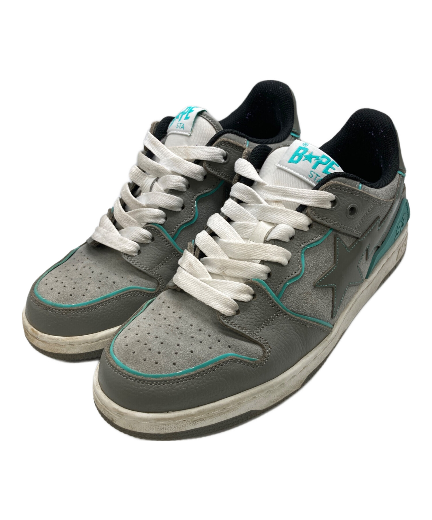 中古・古着通販】BAPESTA (ベイプスタ) SK8 STA グレー×ブルー サイズ 
