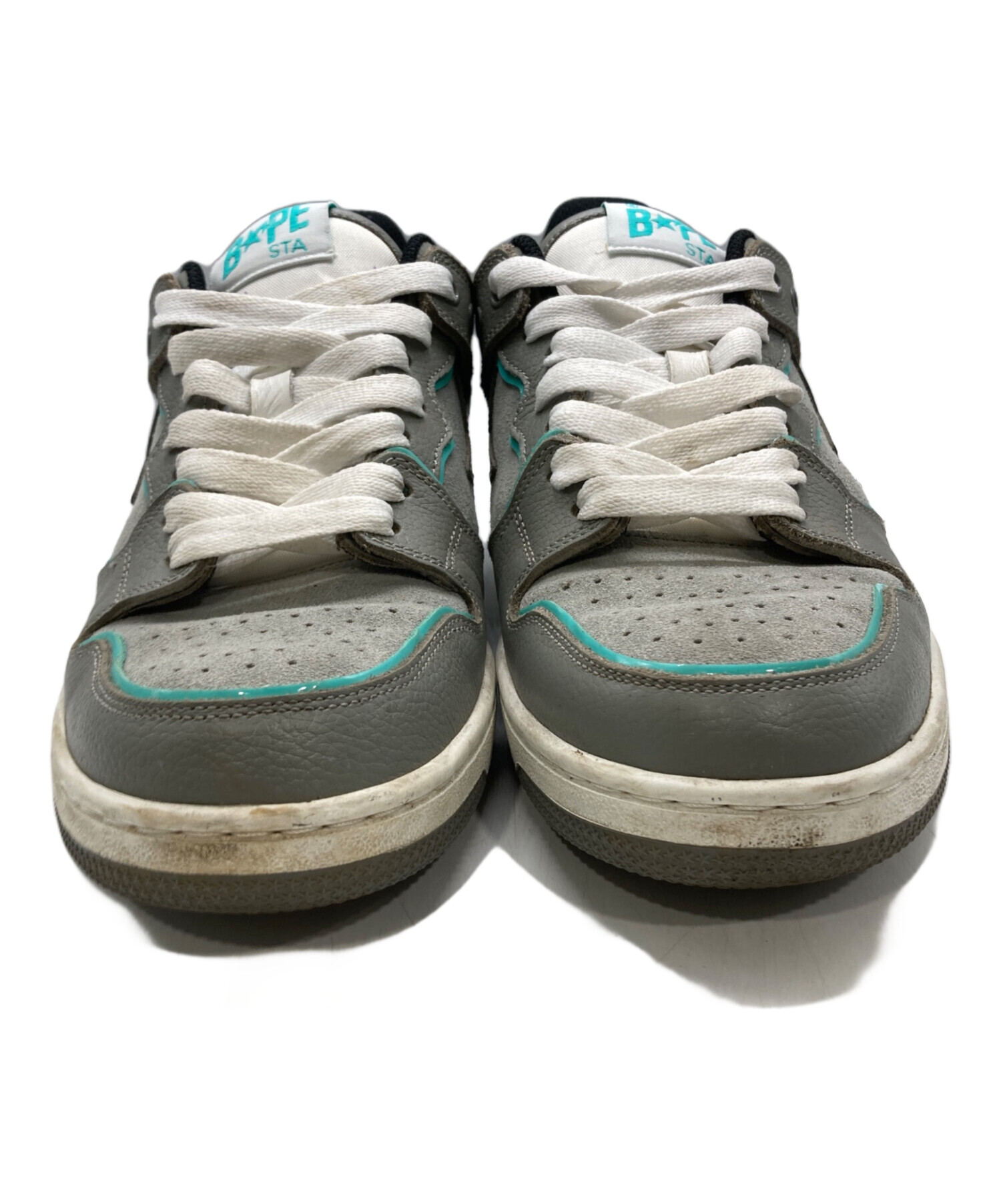 中古・古着通販】BAPESTA (ベイプスタ) SK8 STA グレー×ブルー サイズ 