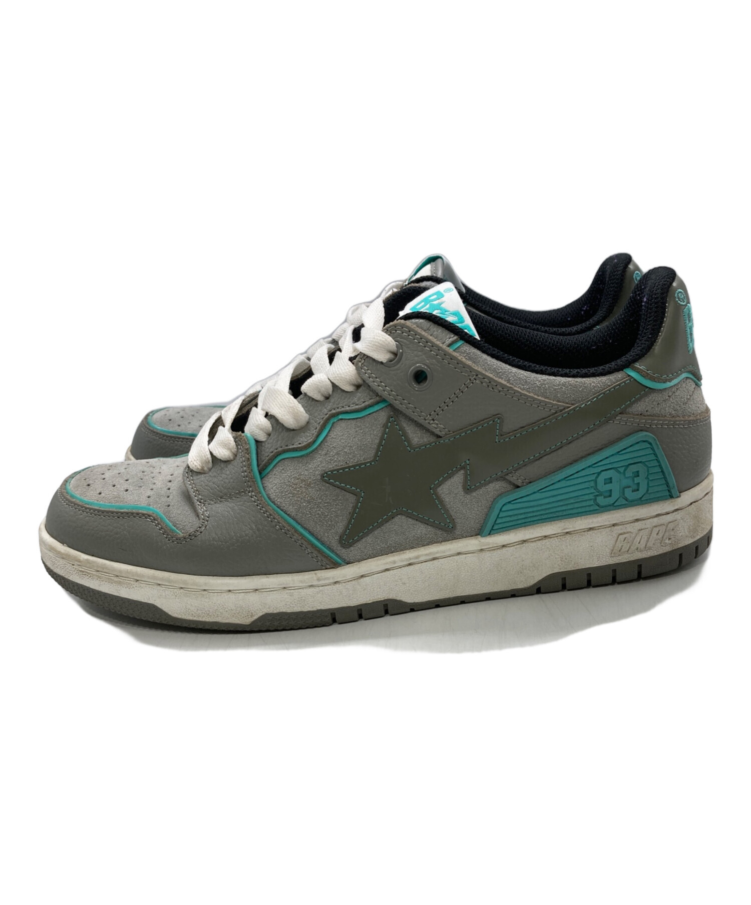 中古・古着通販】BAPESTA (ベイプスタ) SK8 STA グレー×ブルー サイズ 